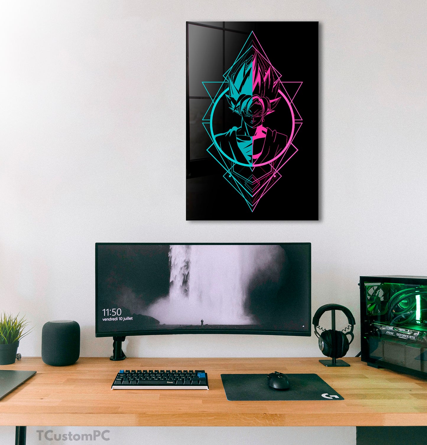 Pintura de Goku Guerreiro Prisma 8