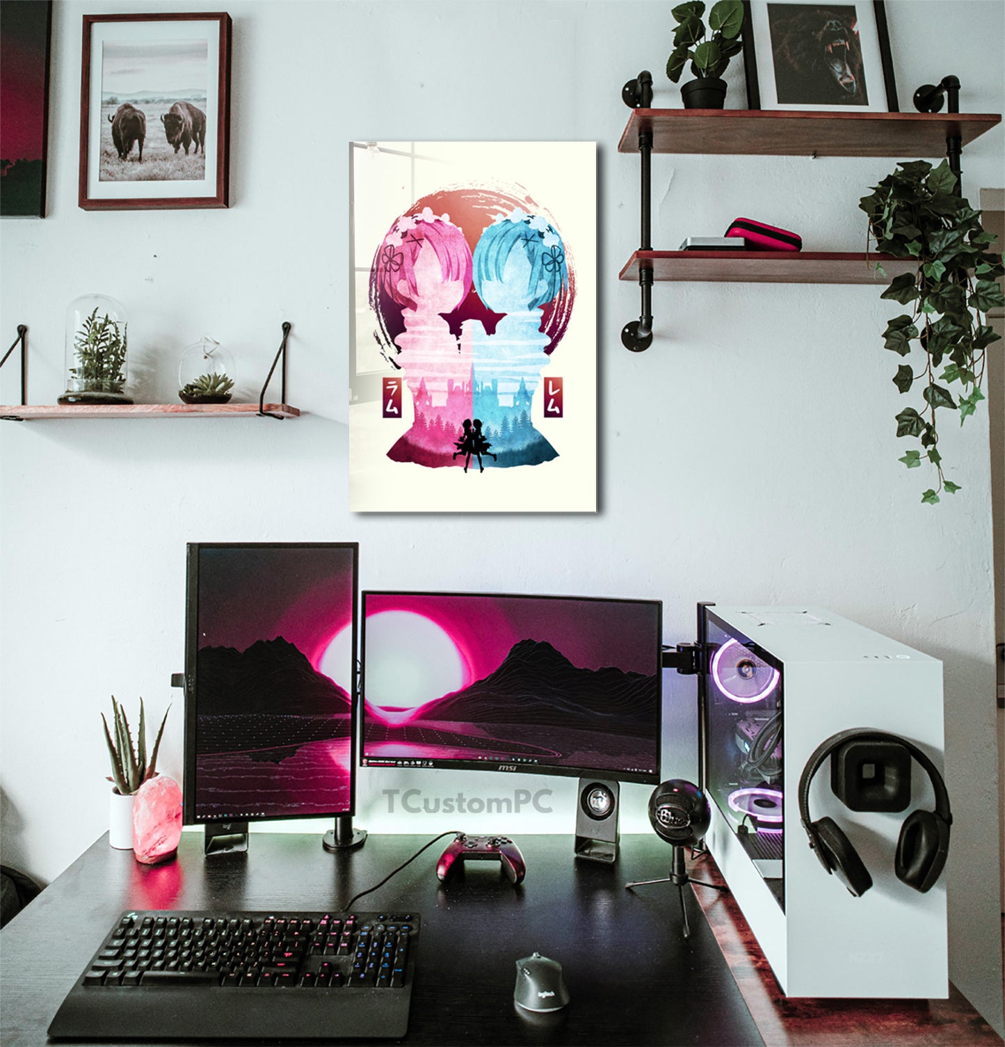 Cuadro Ram Rem W Minimalist Silhouette
