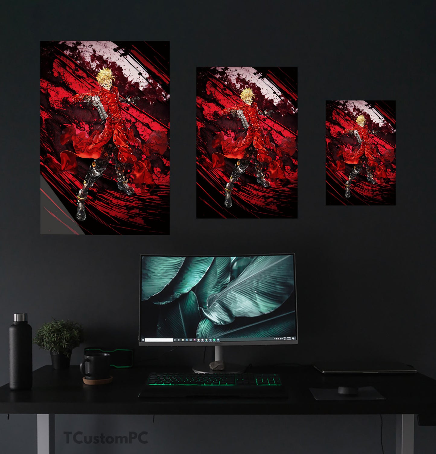 Red Gun Guy Vash Stampede Trigun Frame