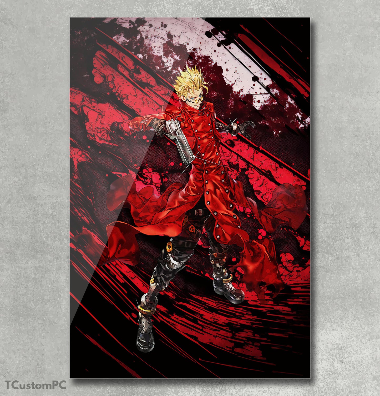 Red Gun Guy Vash Stampede Trigun Frame