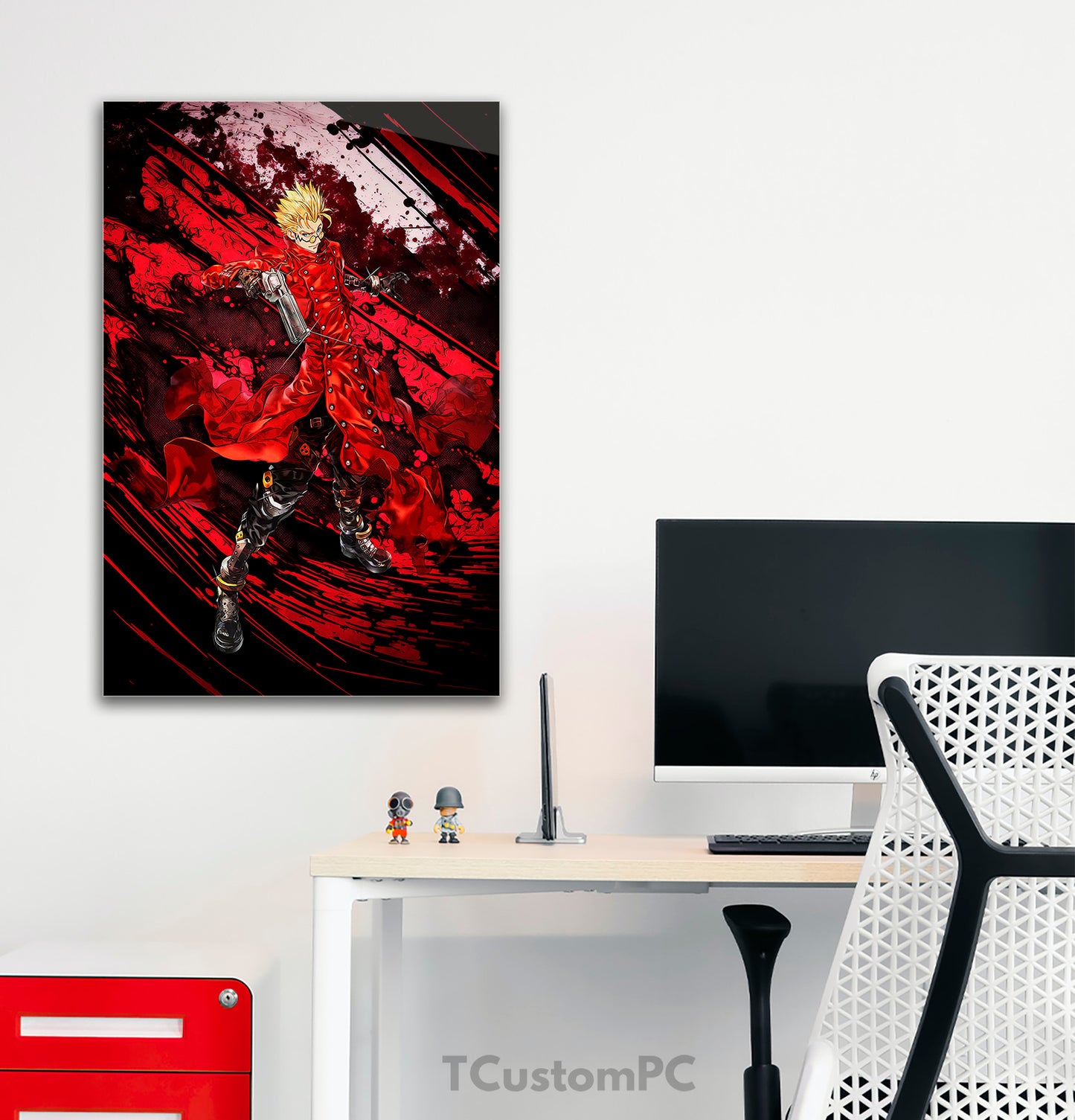 Red Gun Guy Vash Stampede Trigun Frame