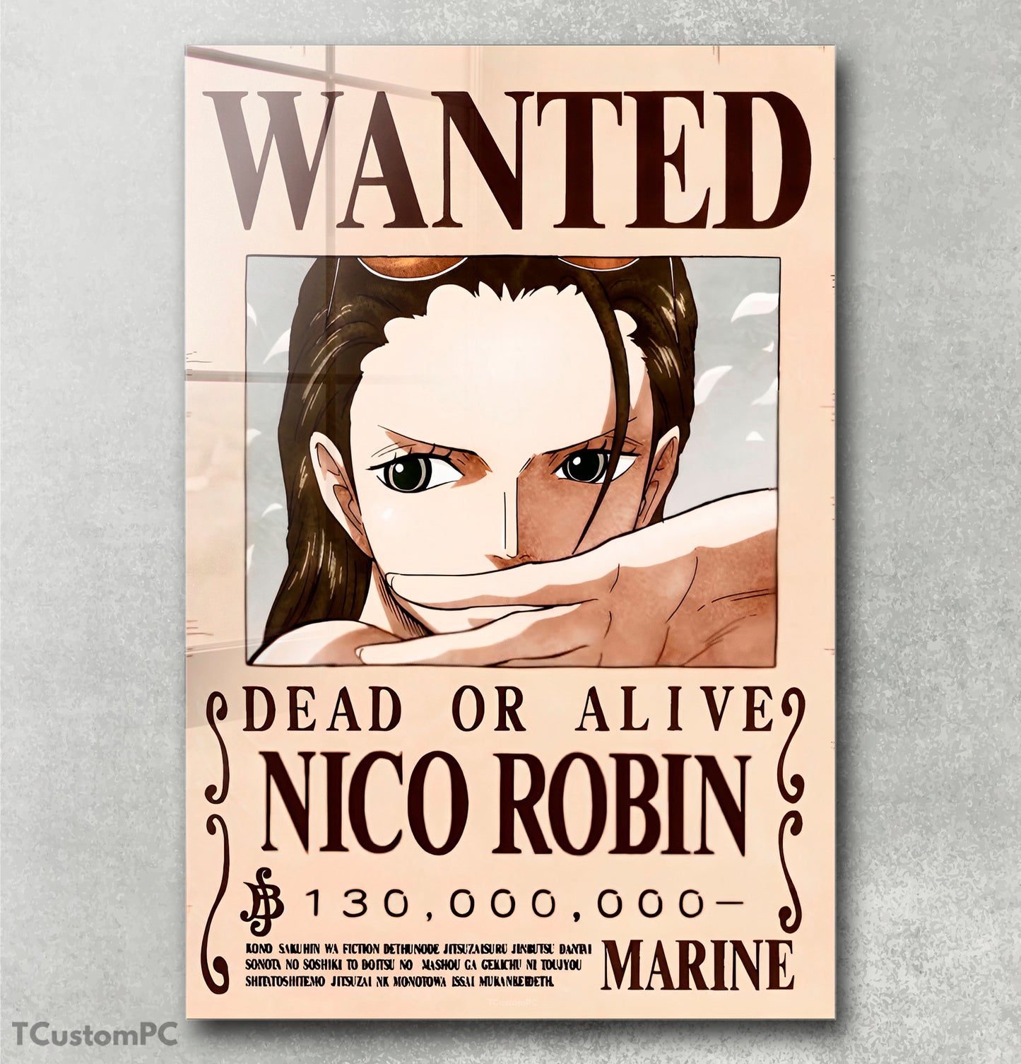 Cuadro Nico Robin Wanted bounty