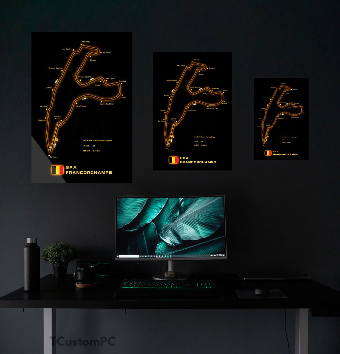 Cuadro SPA Francorchamps Circuit