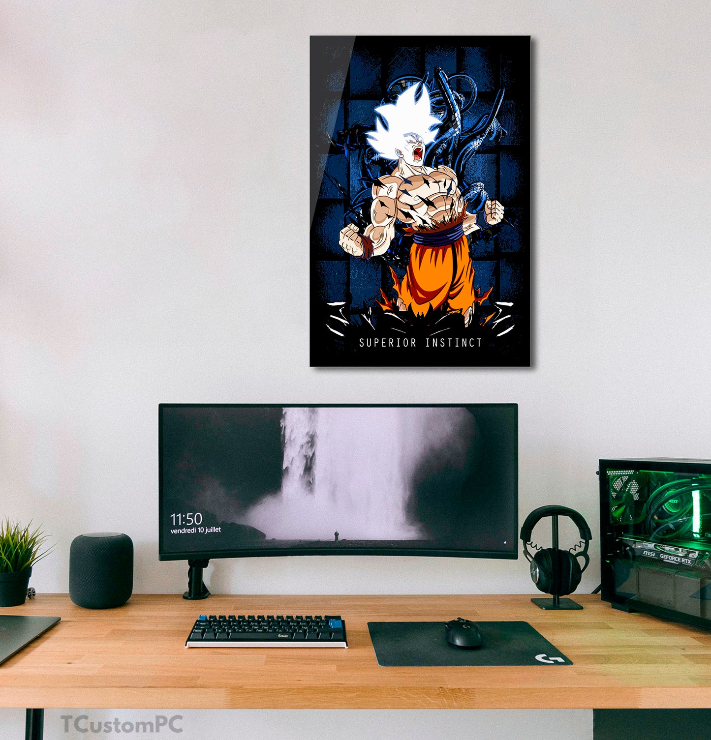 Cuadro SUPERIOR INSTINCT goku