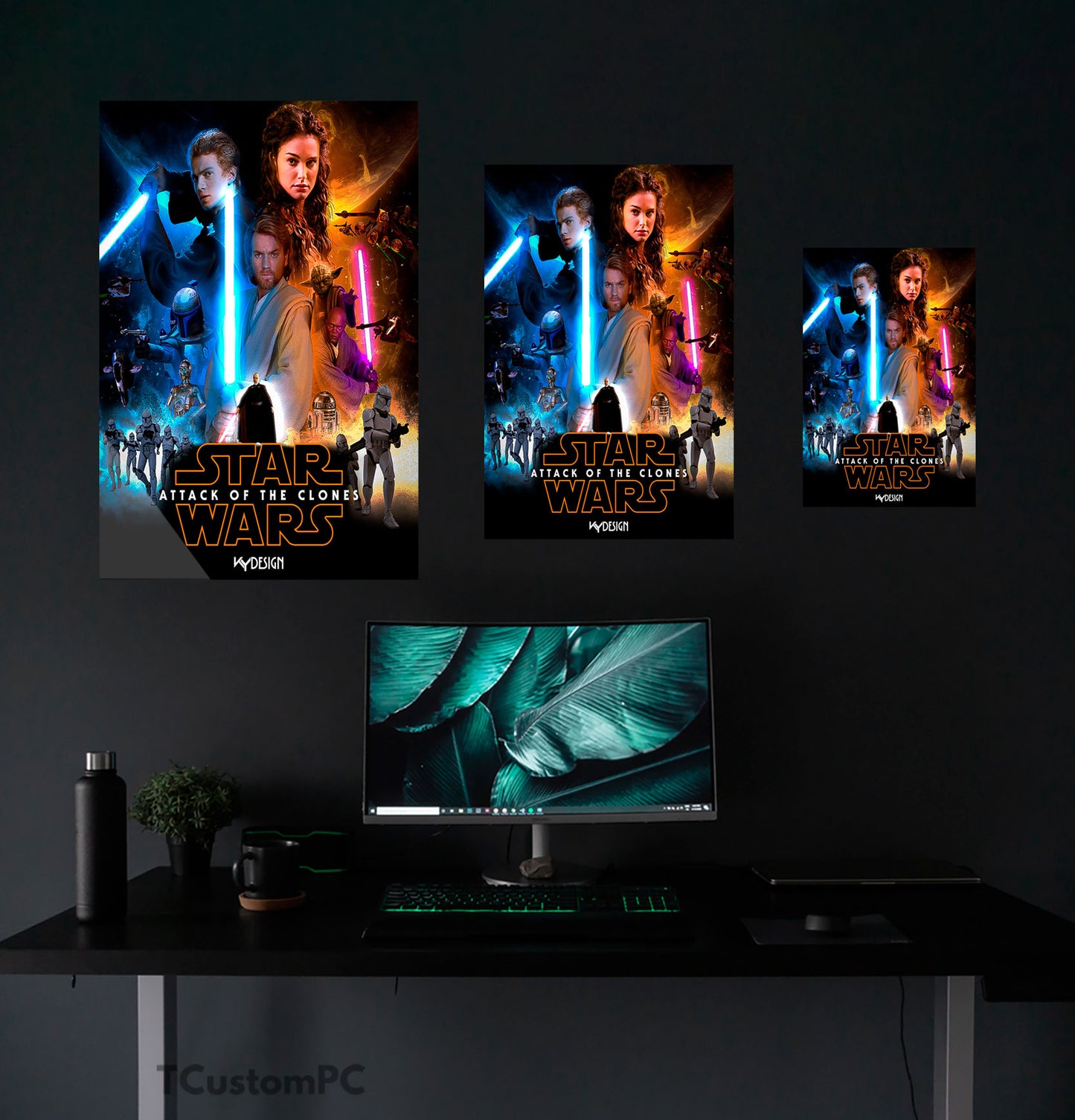SW Attack of the Clones painting - KY