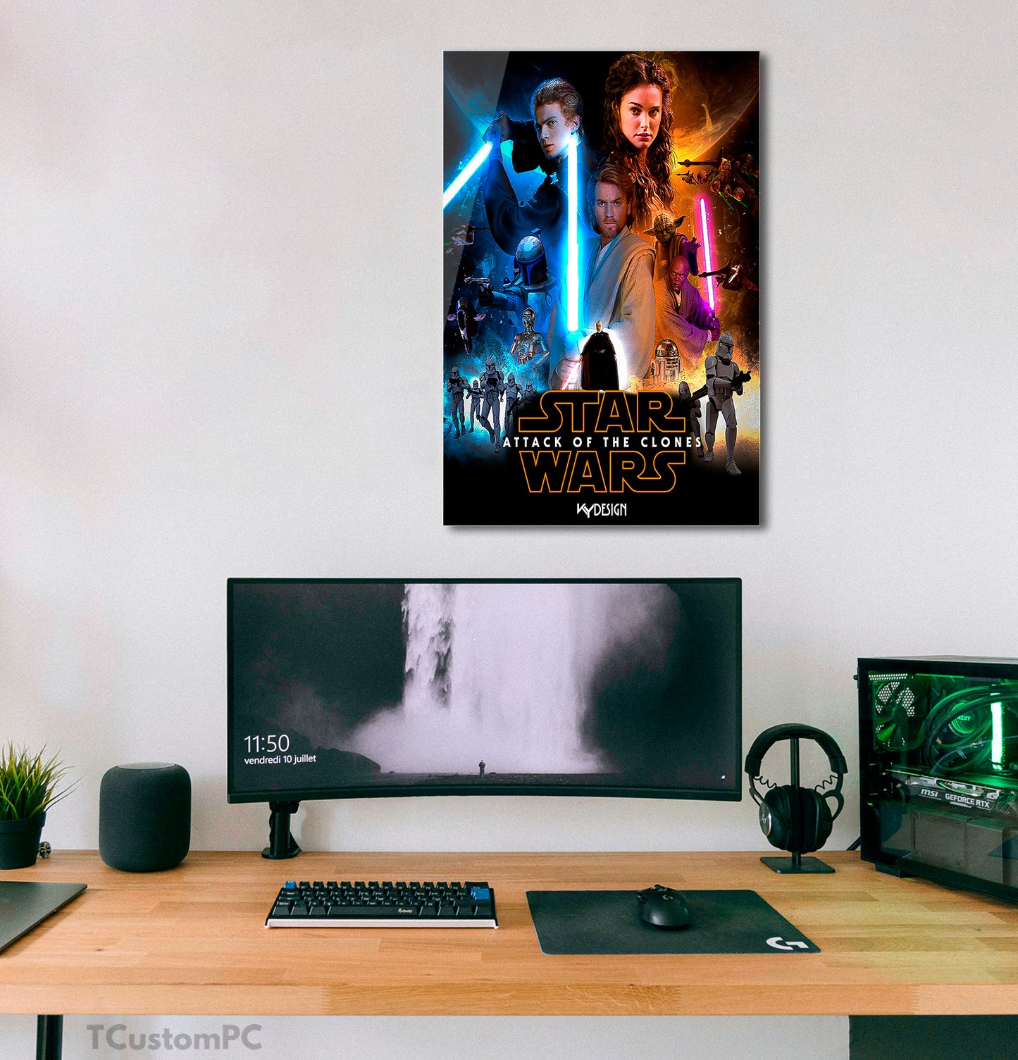 SW Attack of the Clones painting - KY