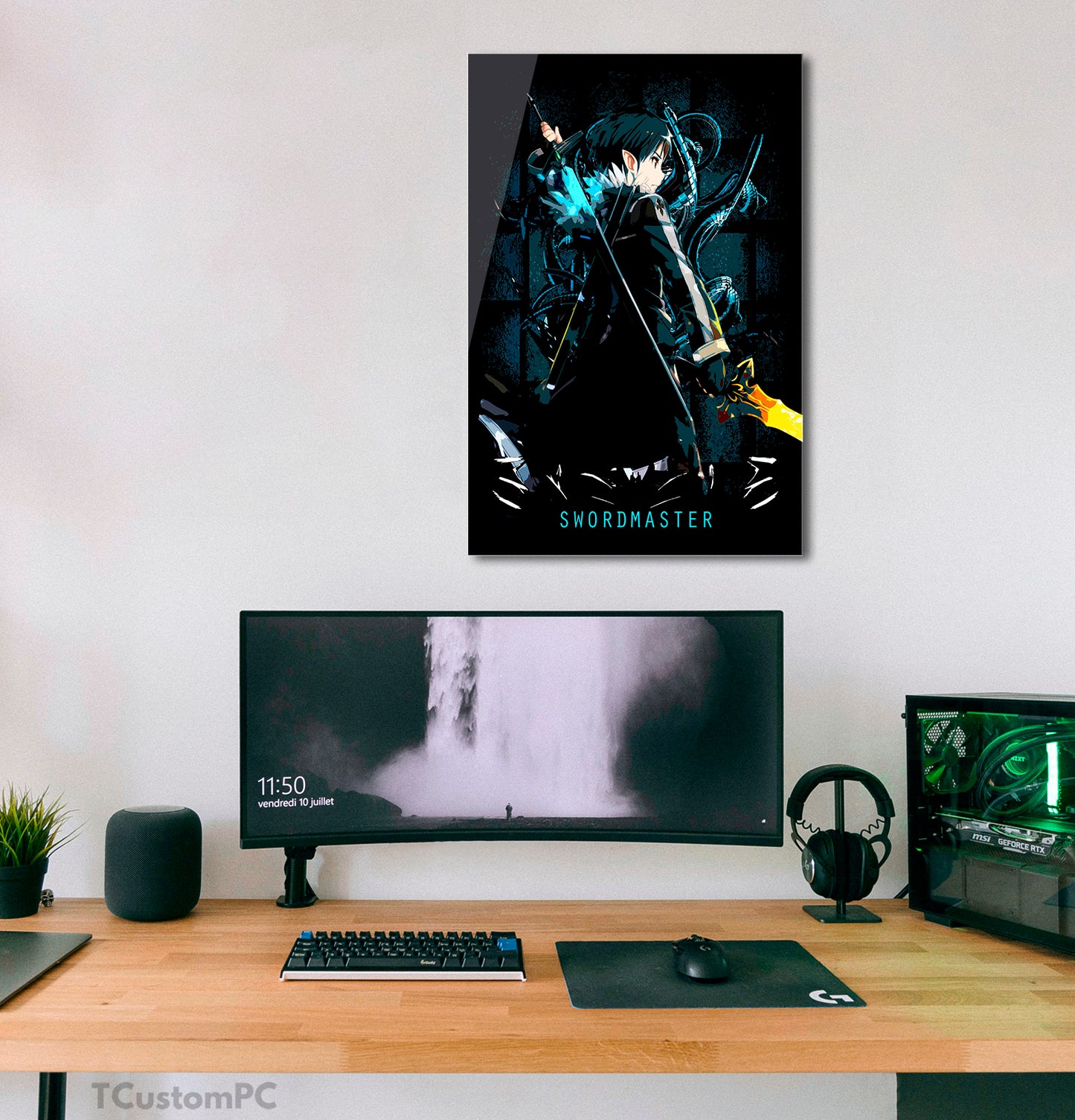Cuadro SWORDMASTER1 Sword Art Online Kirito