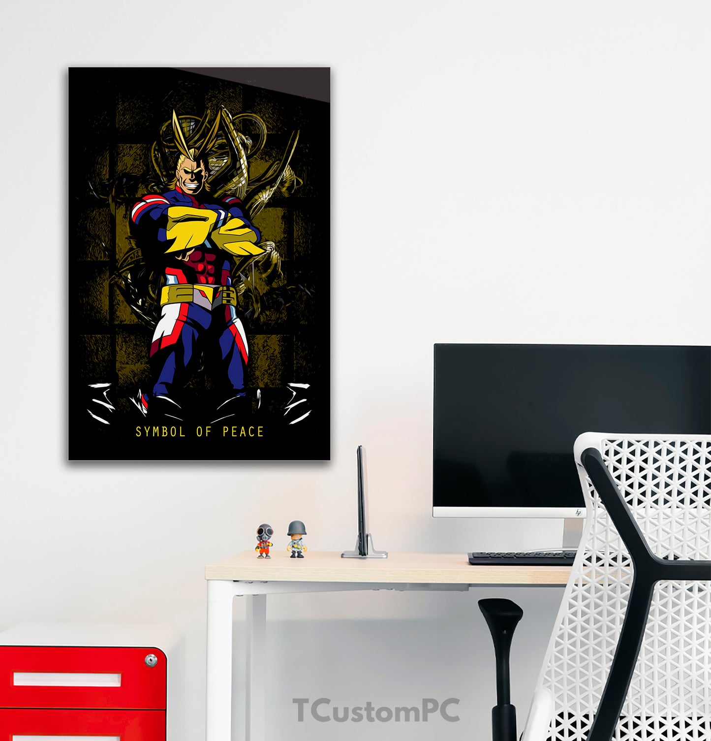 SÍMBOLO DA PAZ Pintura de All Might