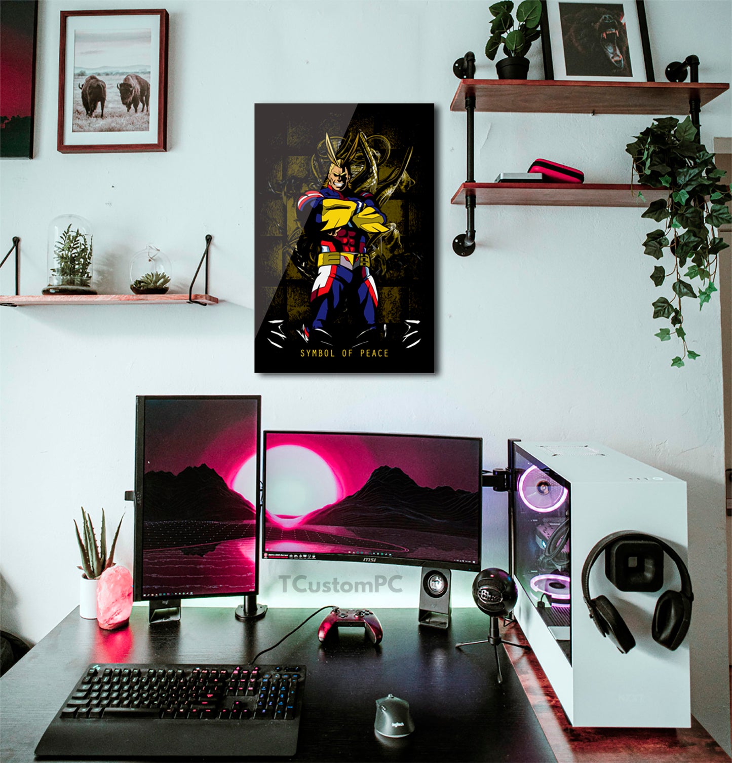SÍMBOLO DA PAZ Pintura de All Might