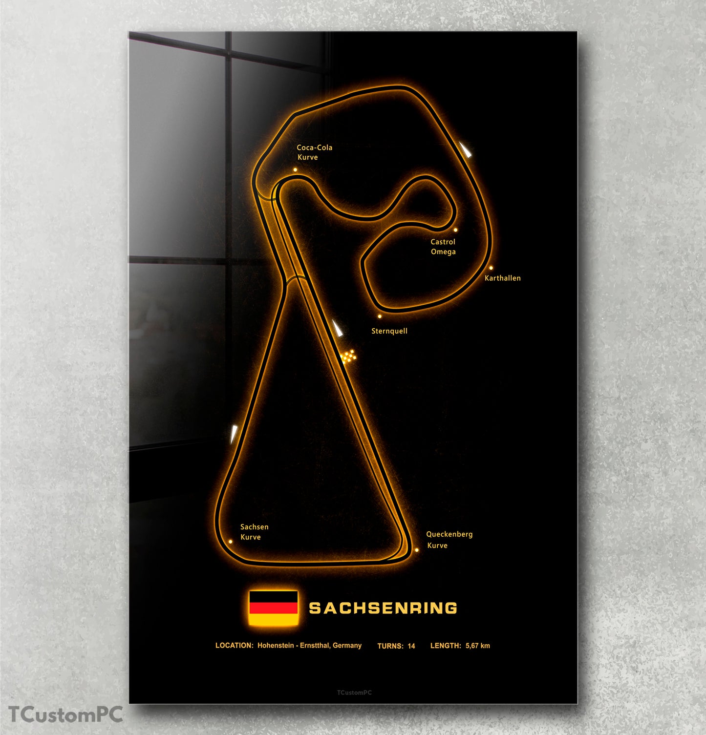 Cuadro Sachsenring Circuit