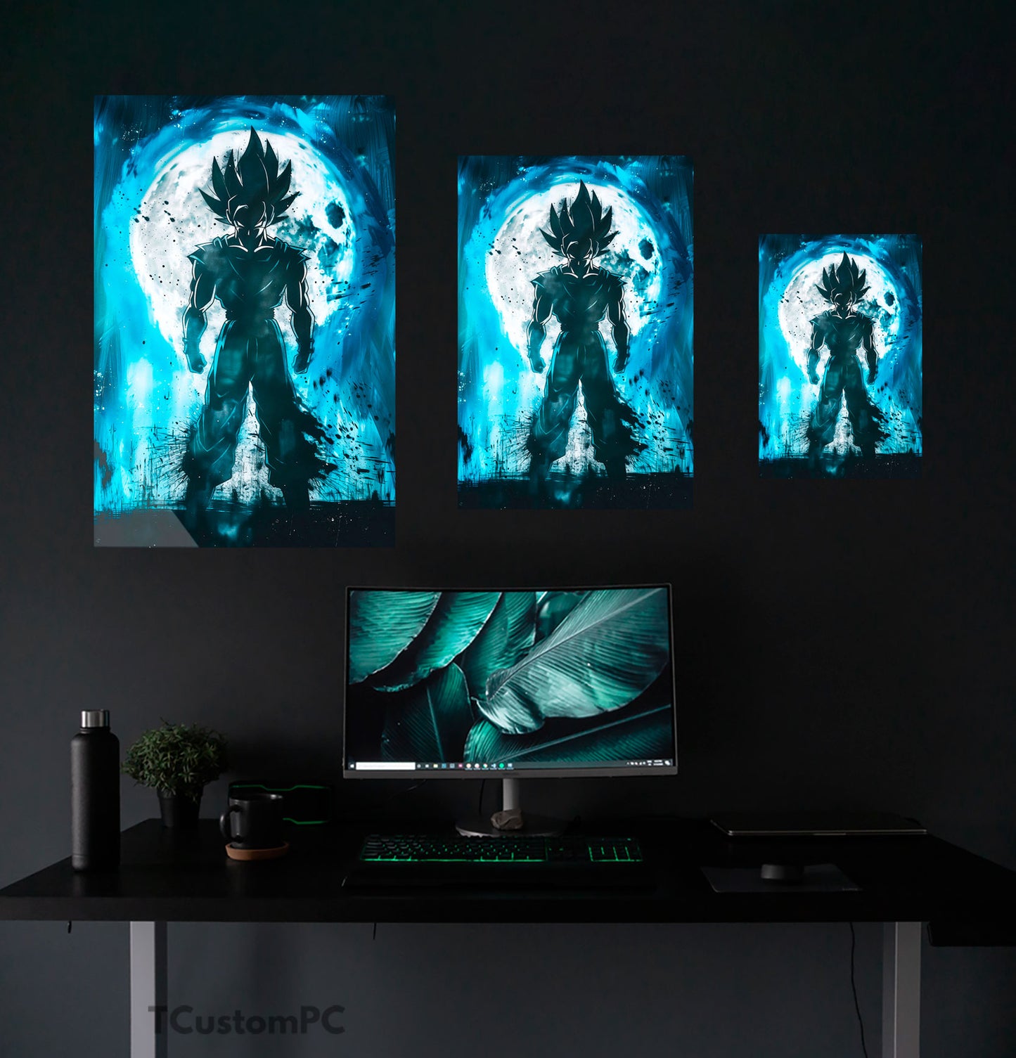 Cuadro Saiyan Moon 2
