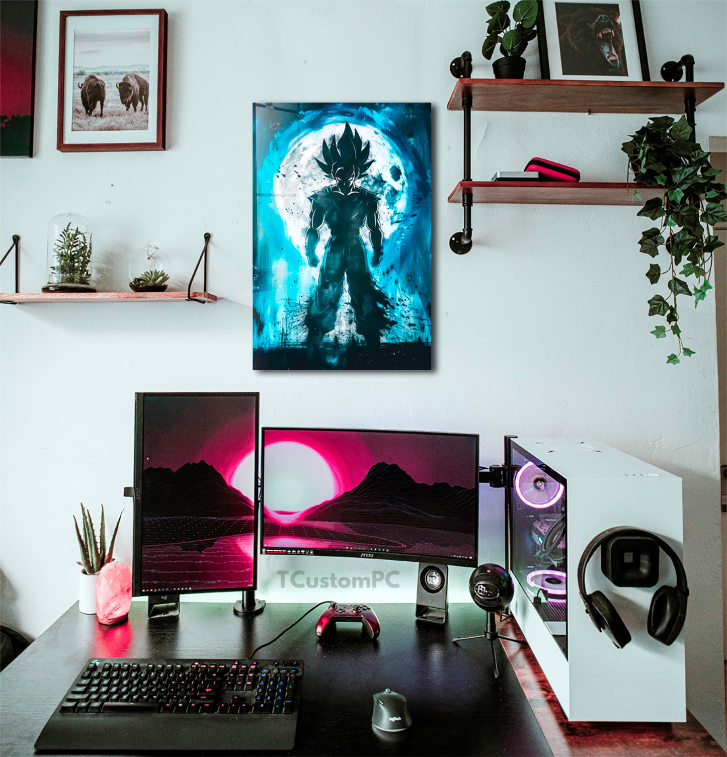 Cuadro Saiyan Moon 2