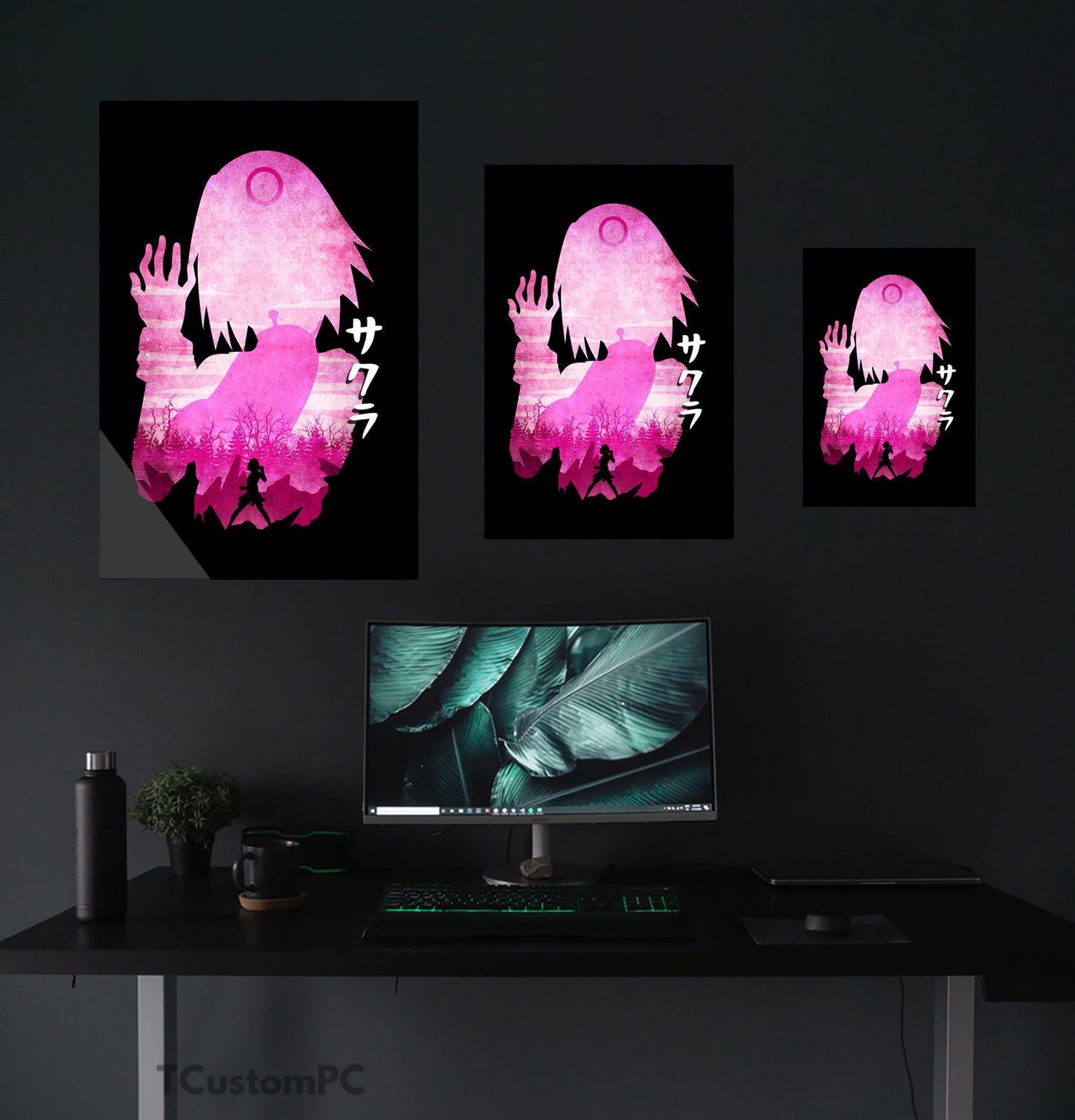 Cuadro Sakura Minimalist Silhouette