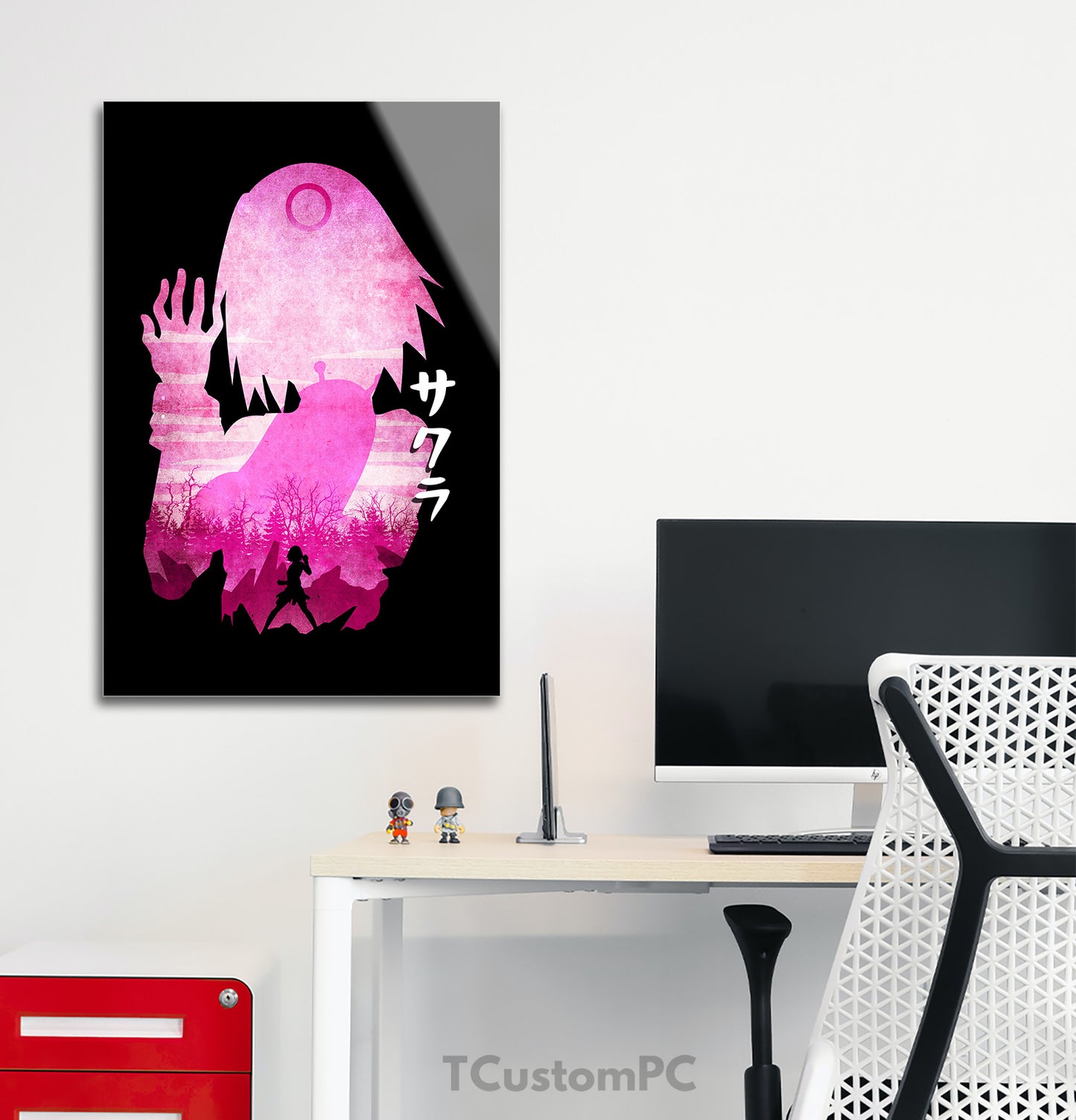 Cuadro Sakura Minimalist Silhouette