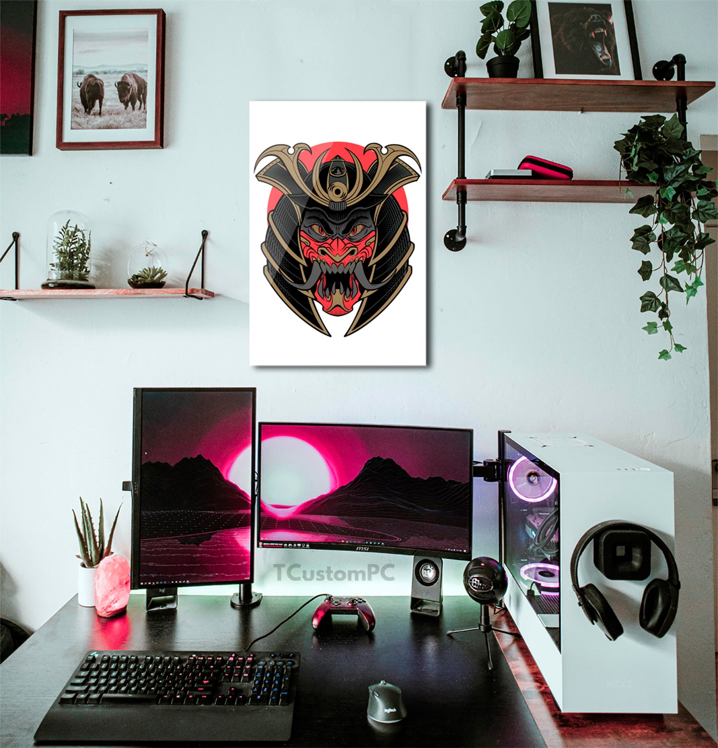 Cuadro Samurai Mask