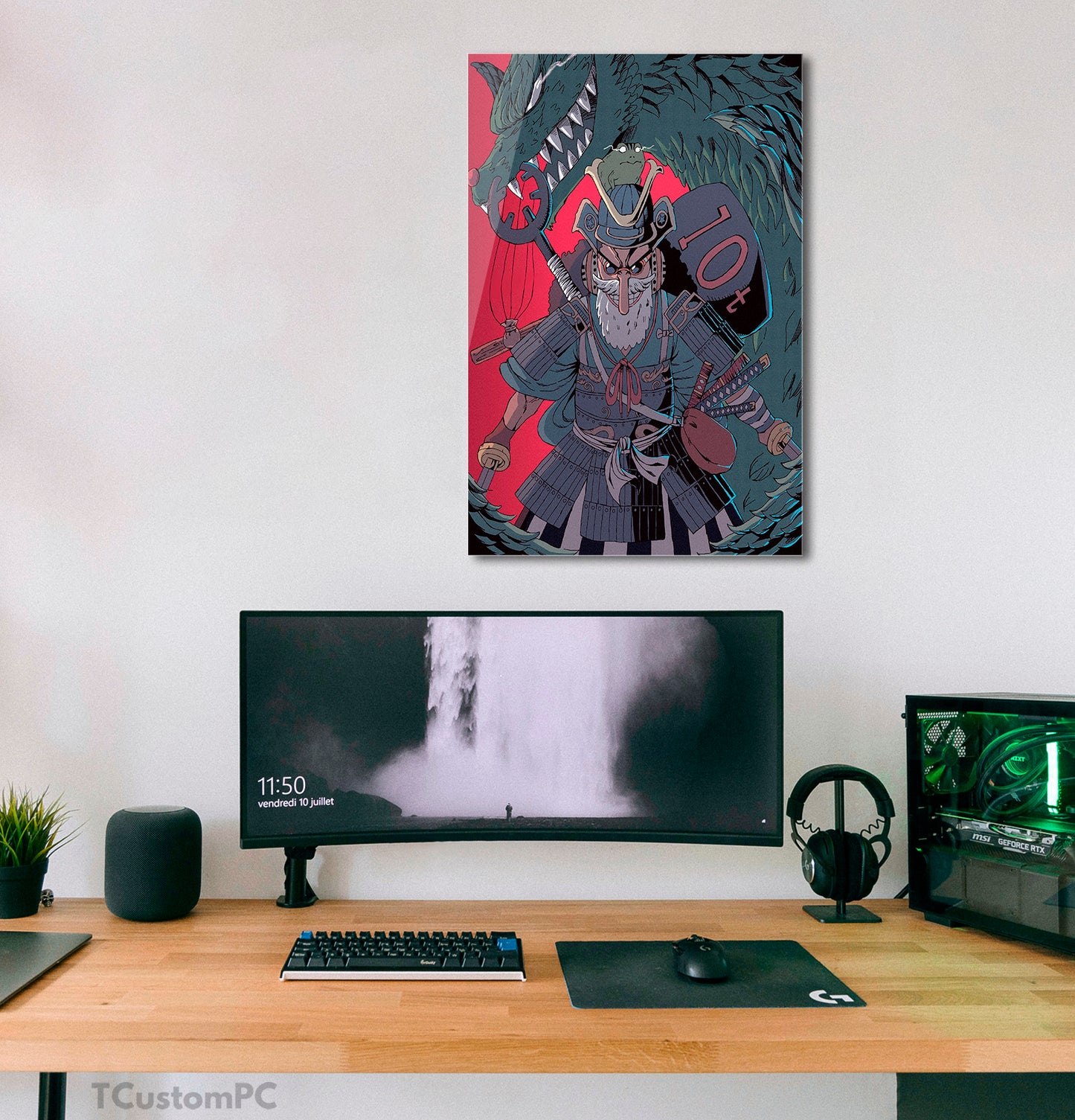 Samurai Ussop painting
