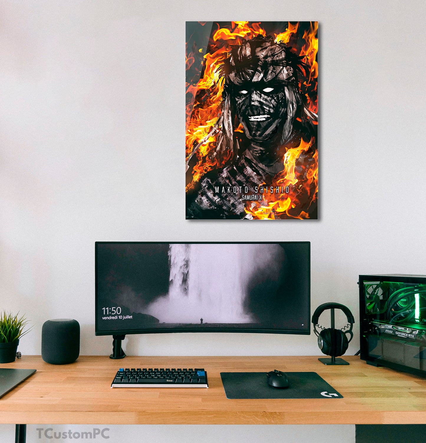 Cuadro Samurai X SHISHIO vector