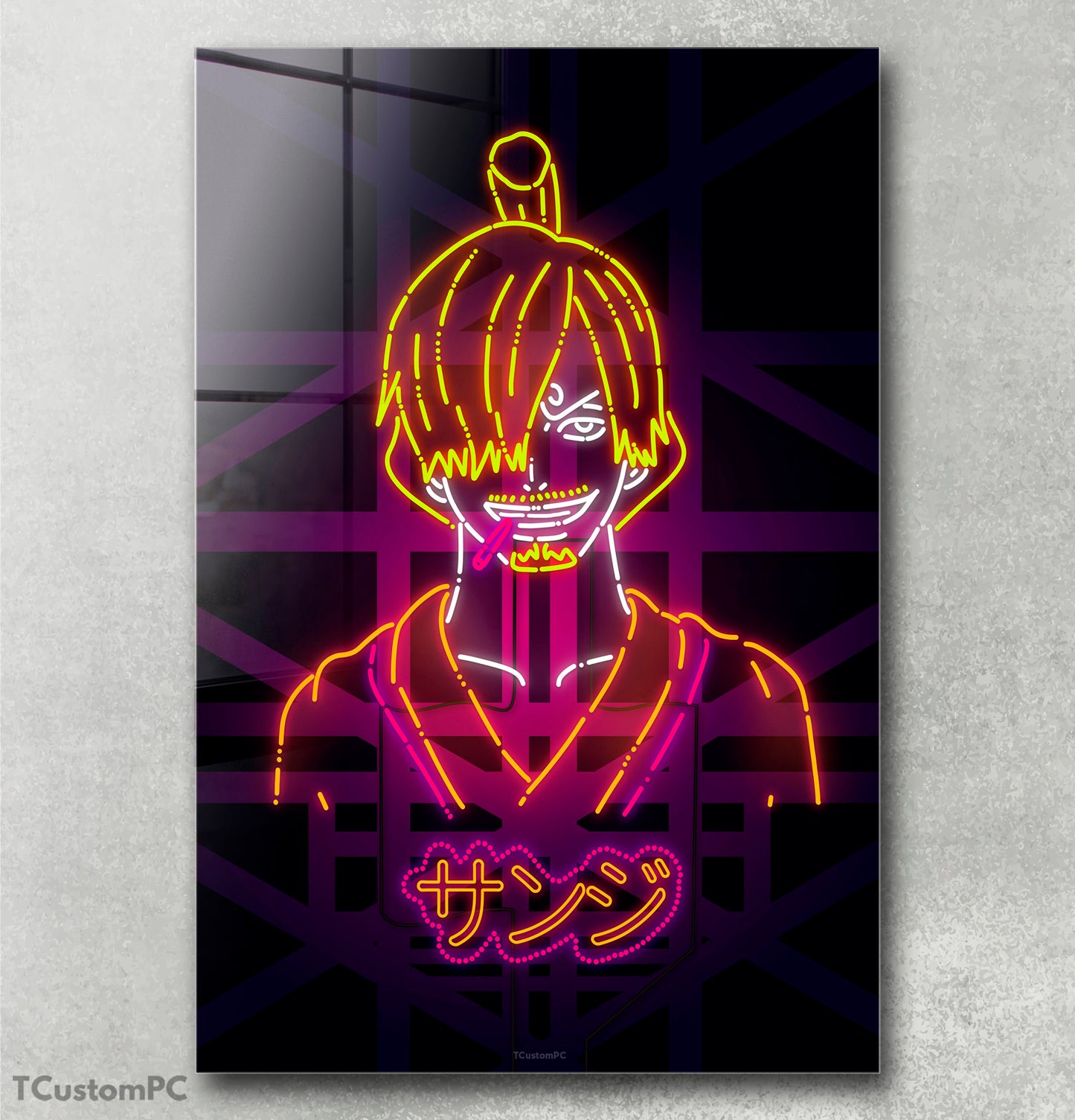 Pintura de néon Sanji 2