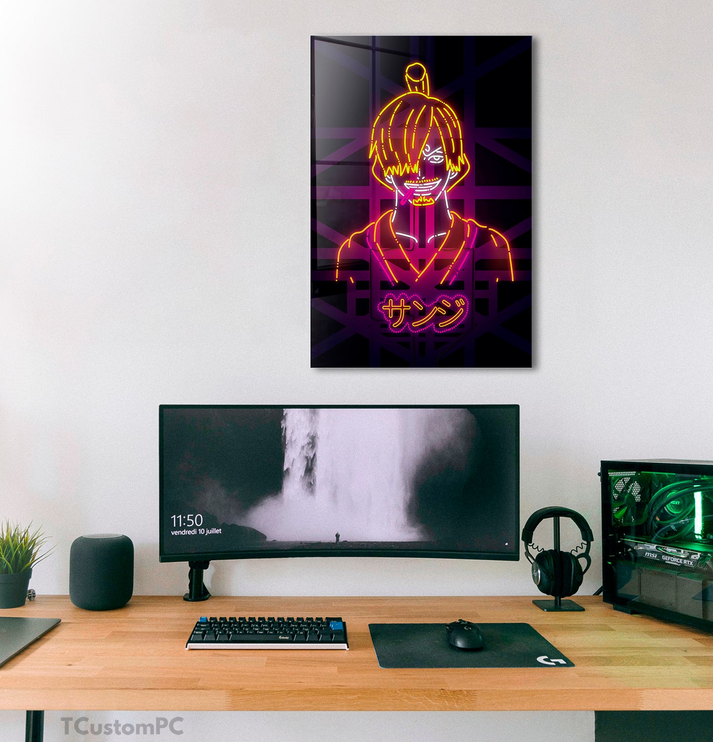Pintura de néon Sanji 2