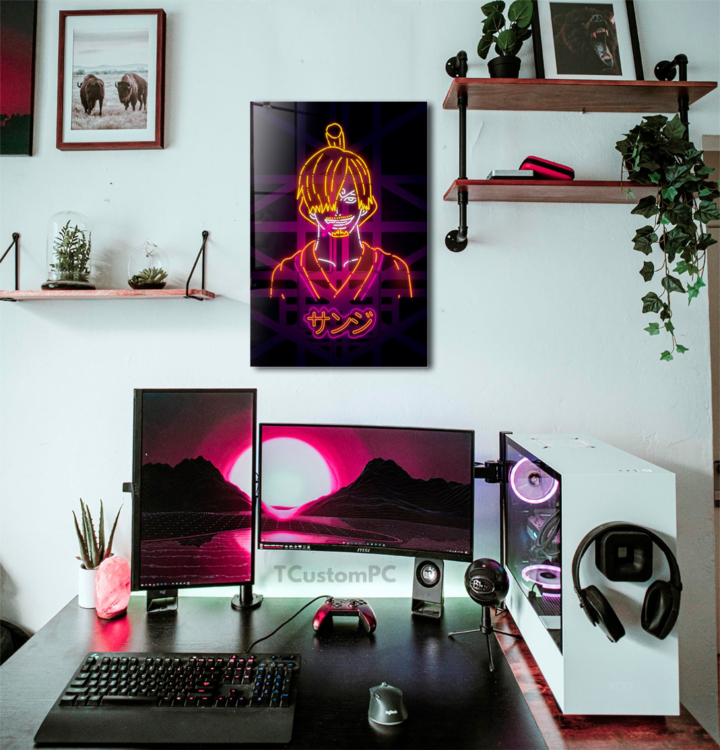 Pintura de néon Sanji 2