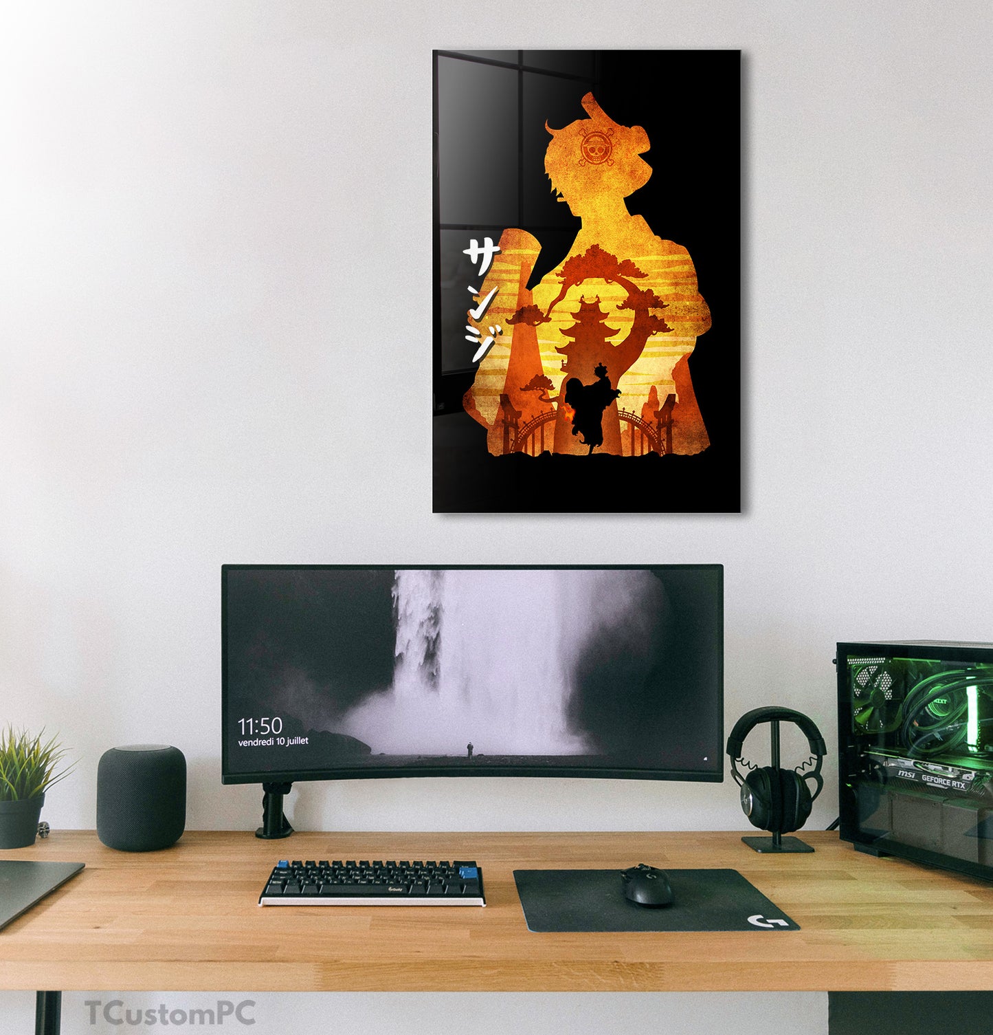 Cuadro Sanji 2 Minimalist Silhouette