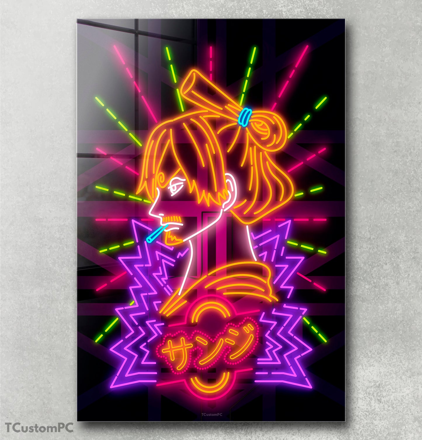 Cuadro Sanji Neon