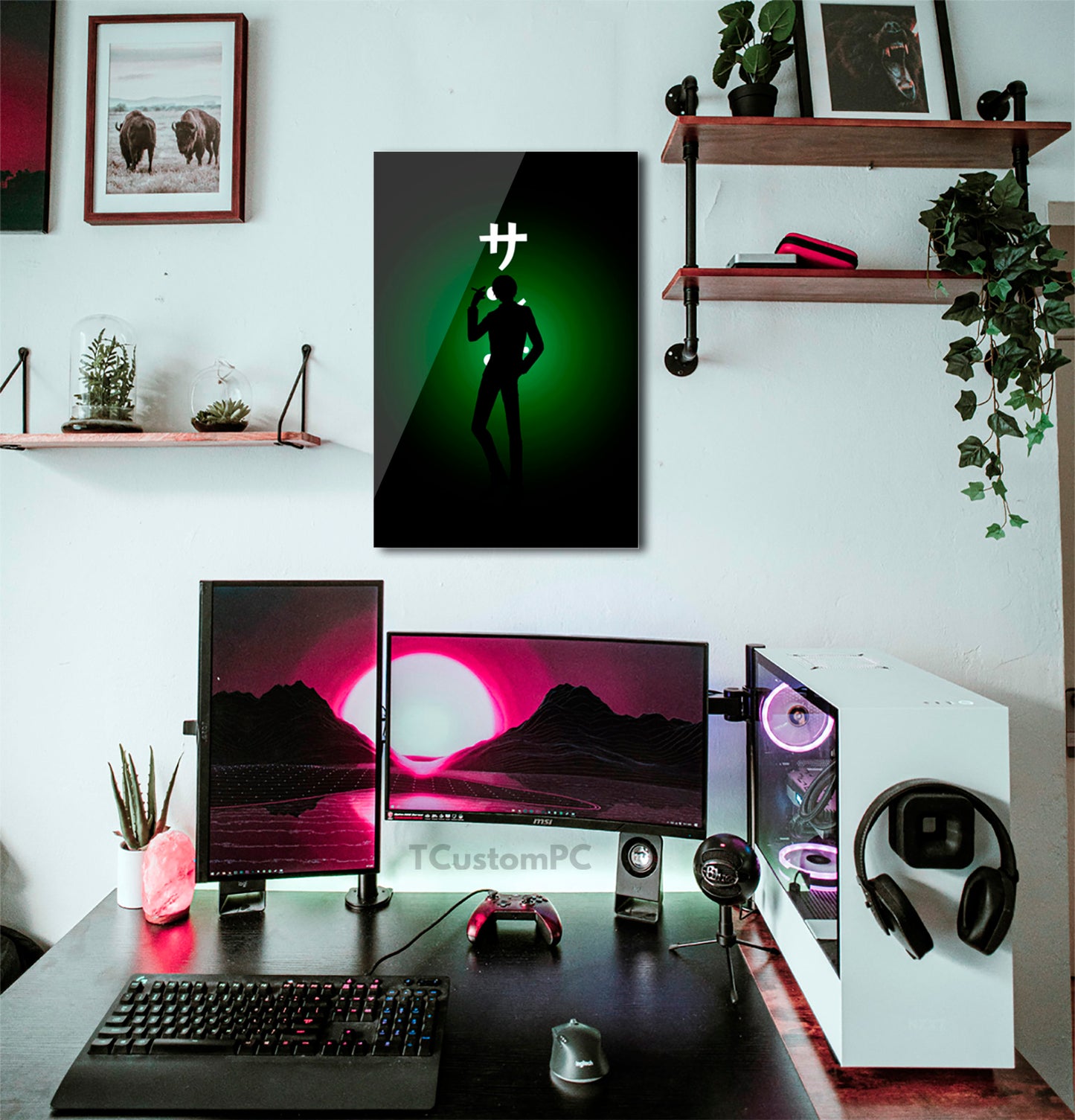 Sanji Neon painting