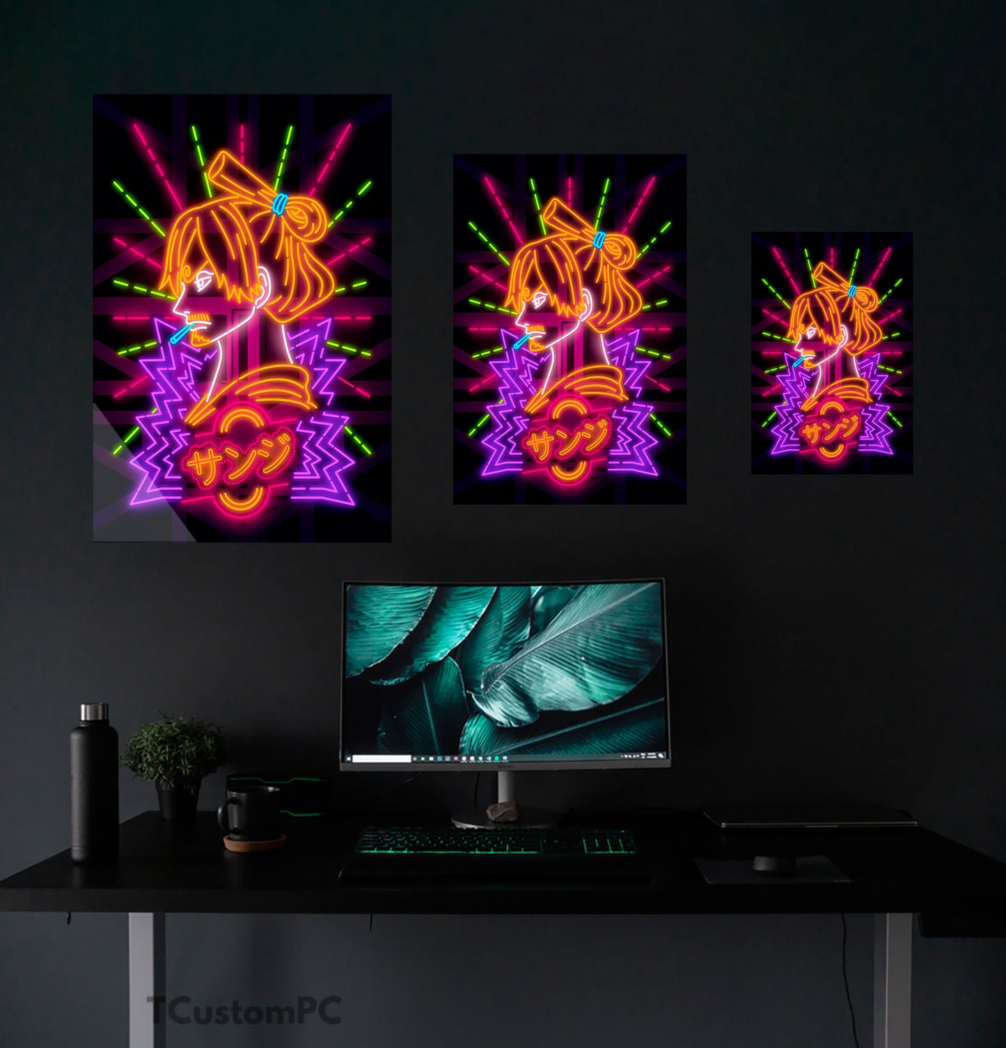 Cuadro Sanji Neon