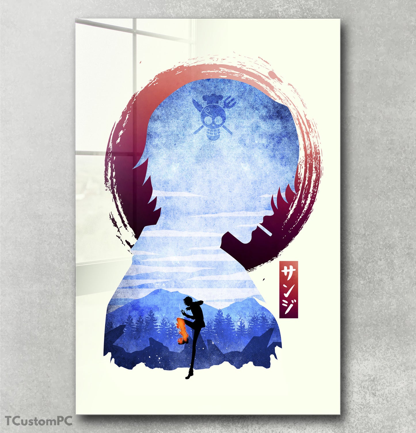 Sanji W Minimalist Silhouette painting