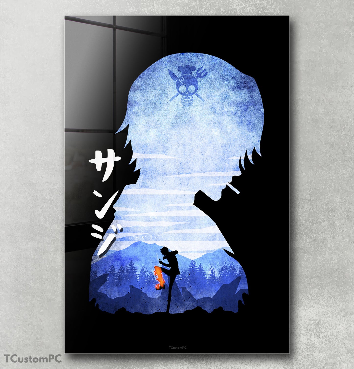 Cuadro Sanji Minimalist Silhouette