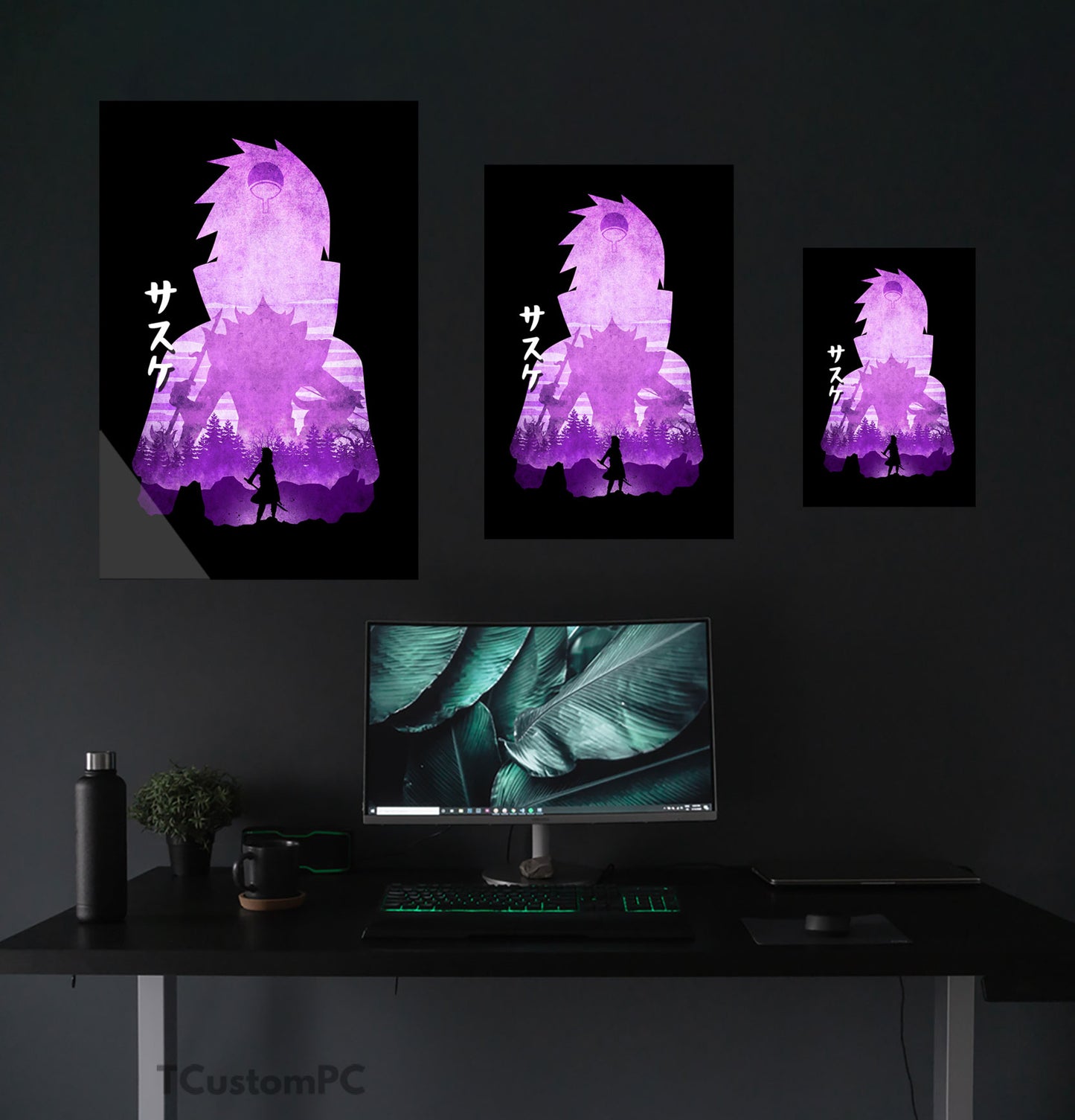 Cuadro Sasuke 2 Minimalist Silhouette