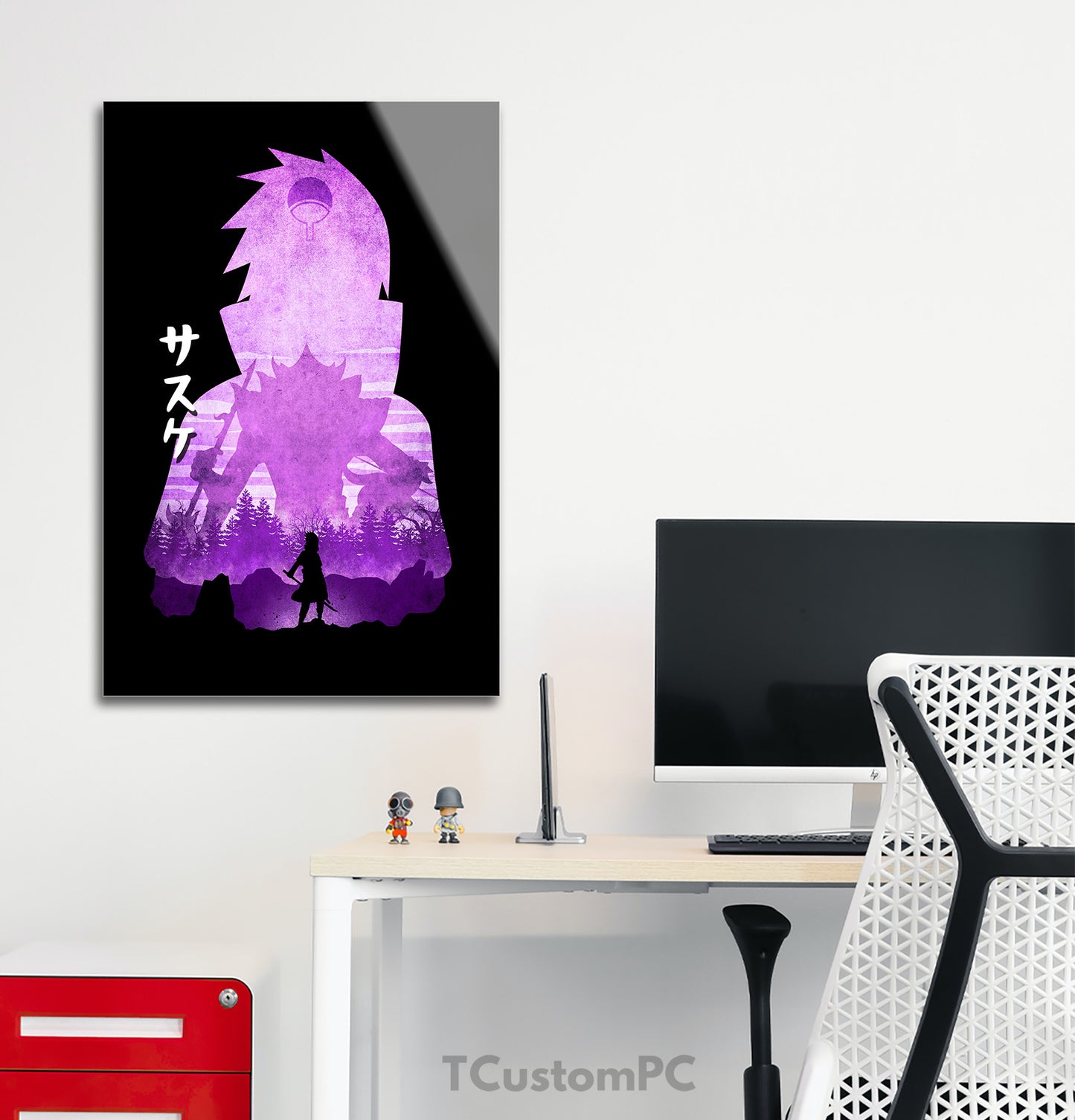 Cuadro Sasuke 2 Minimalist Silhouette