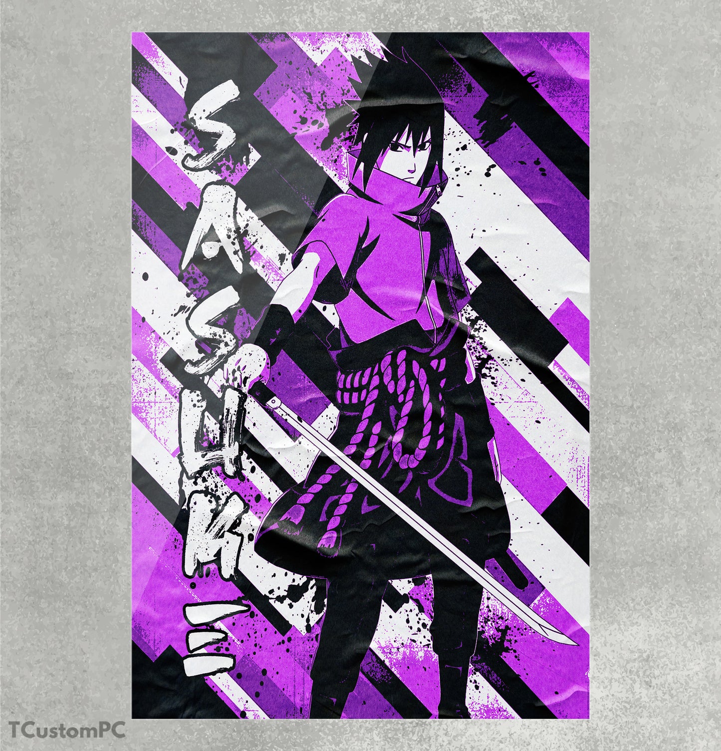 Sasuke POP Grunge 9 painting