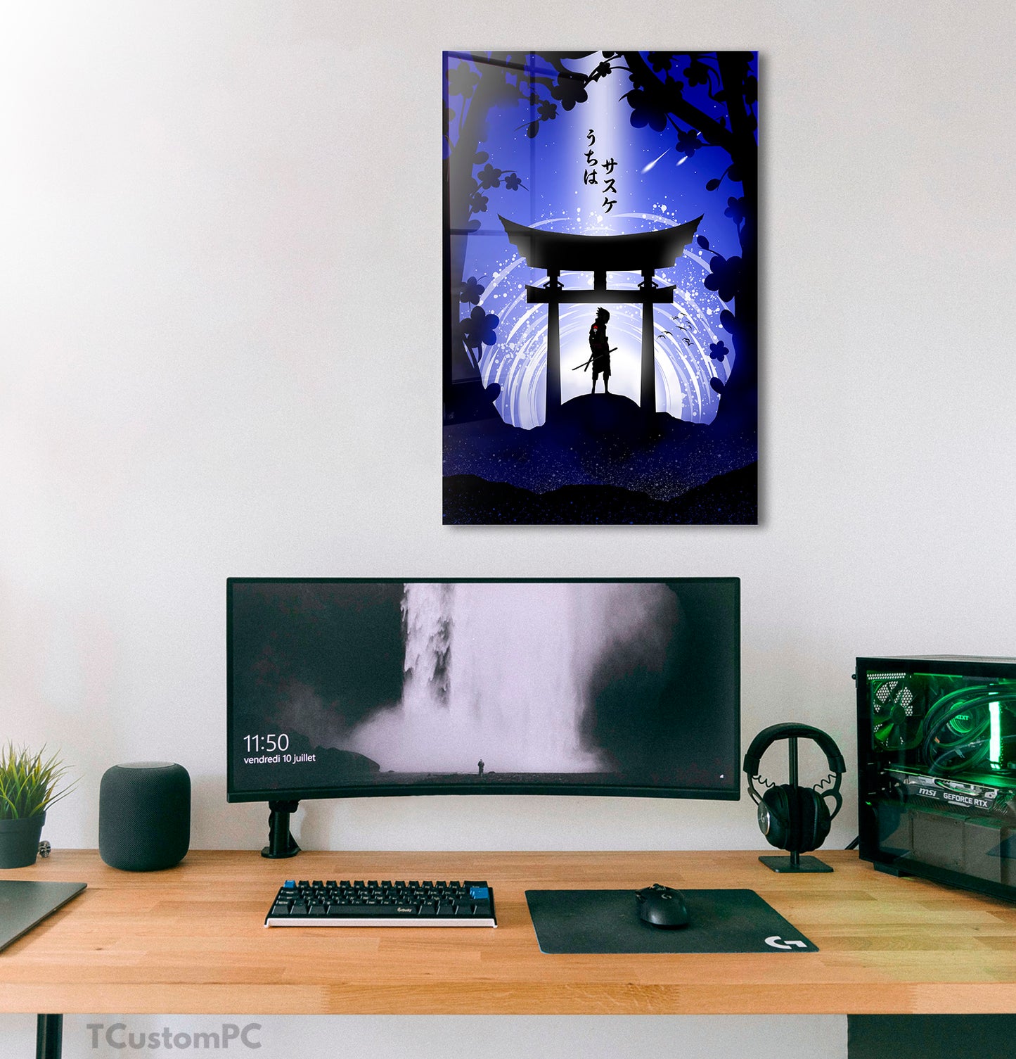 Cuadro Moon V2 Sasuke Uchiha