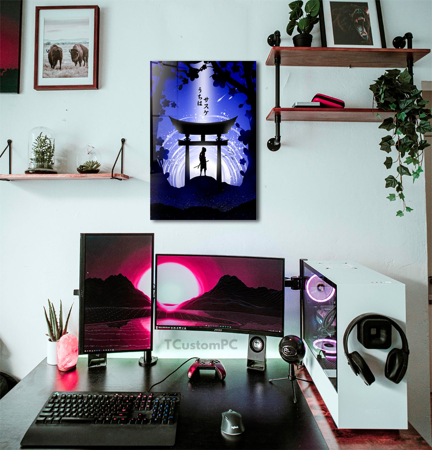 Cuadro Moon V2 Sasuke Uchiha