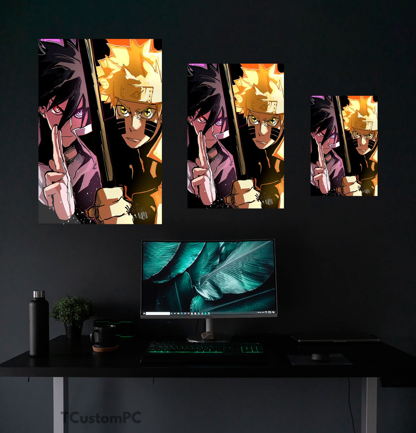 Cuadro Sasuke & Naruto