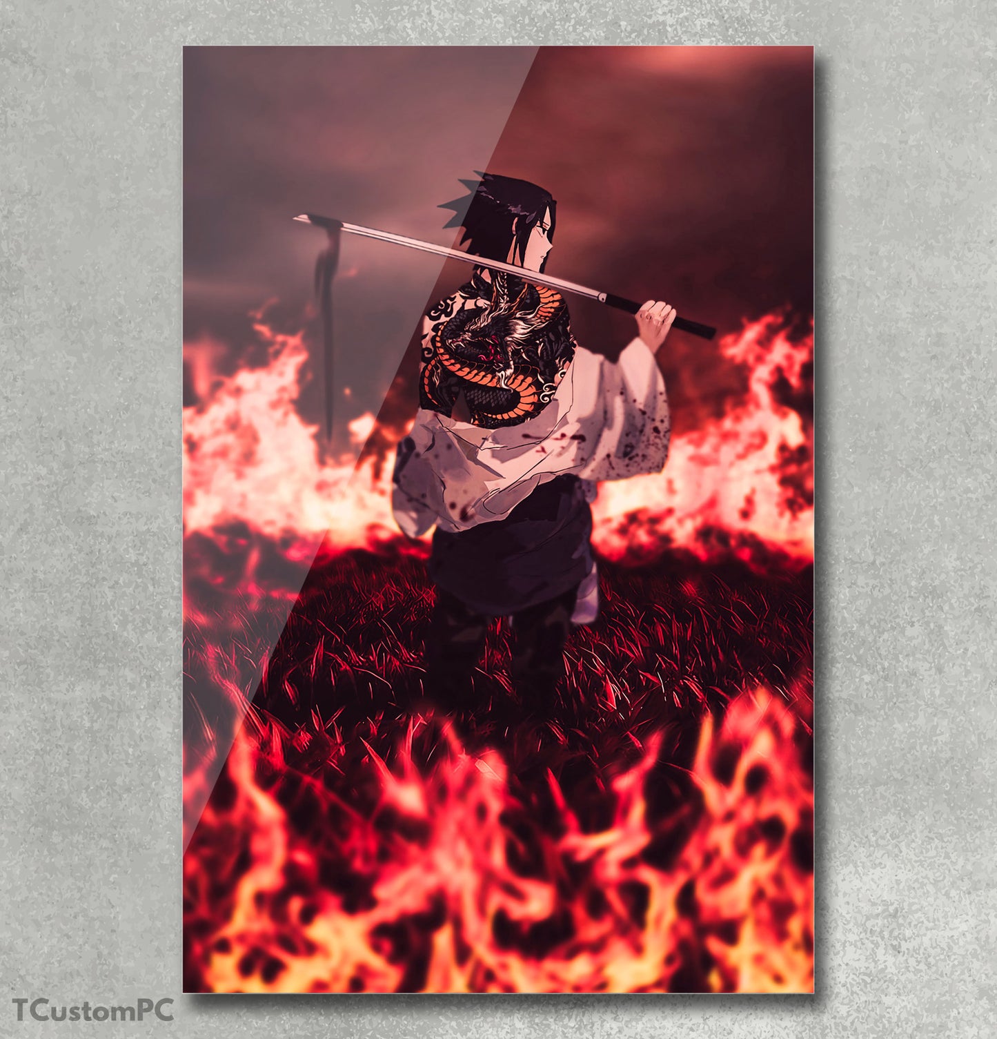 Cuadro Sasuke tattoss
