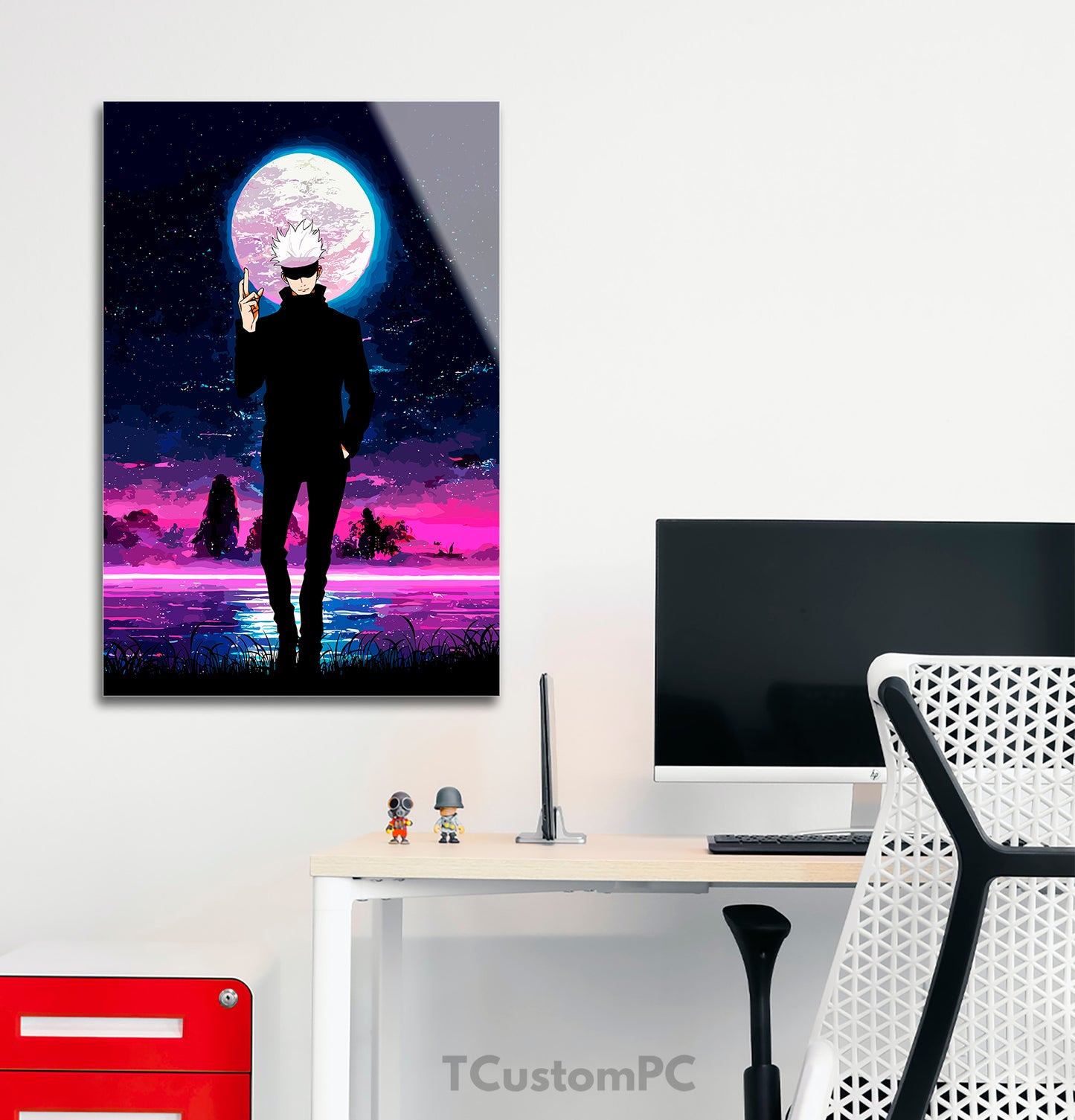 Cuadro Satoru Gojo Retrowave