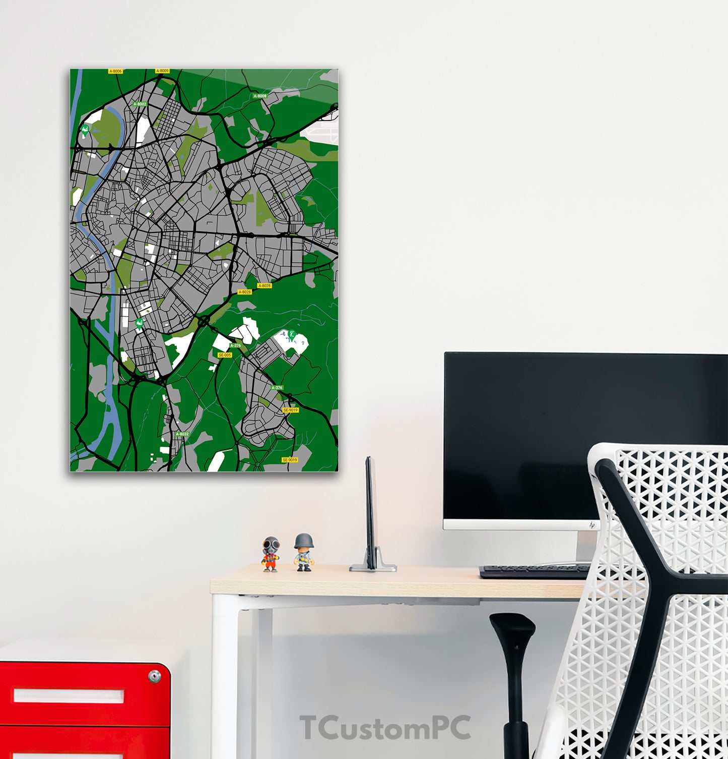 Cuadro Sevilla Map300
