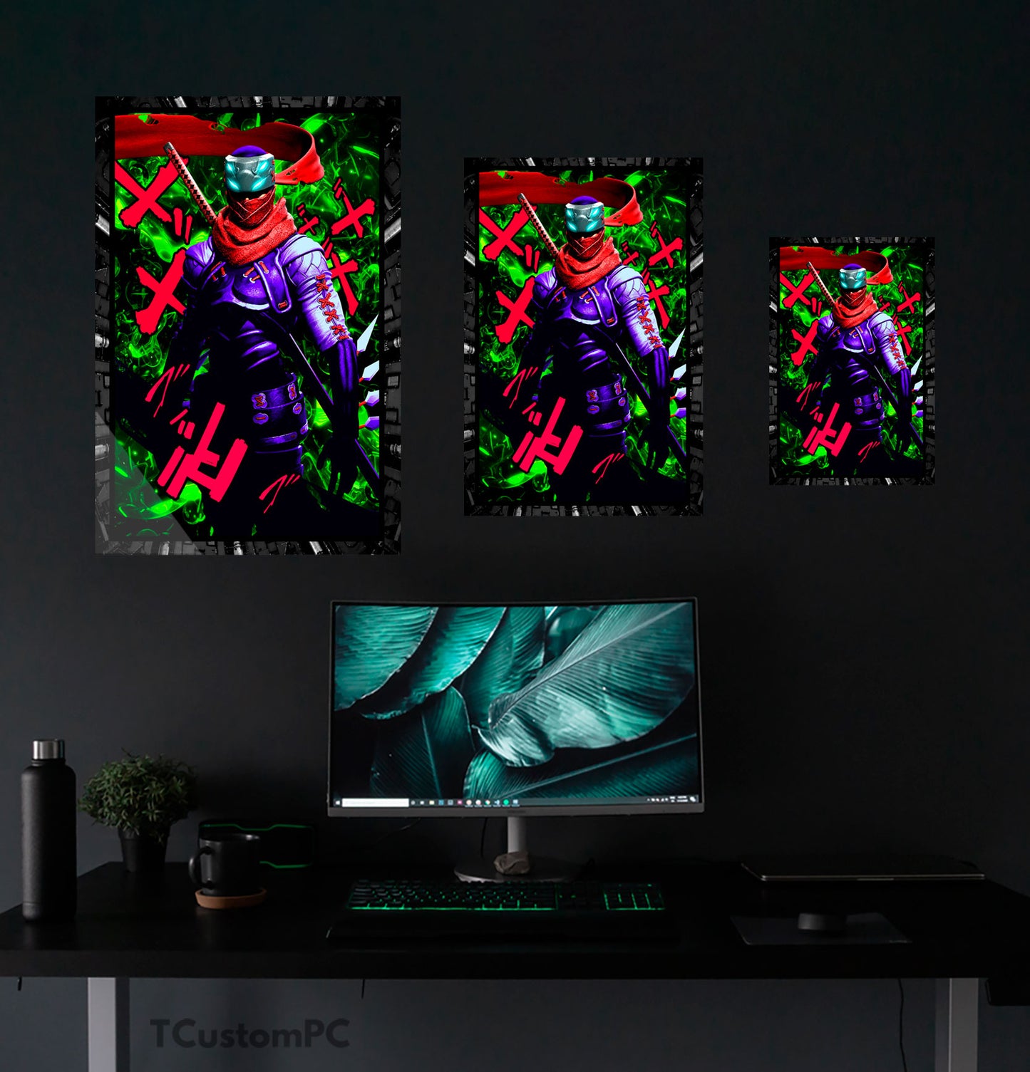 Shinobi neon vector box