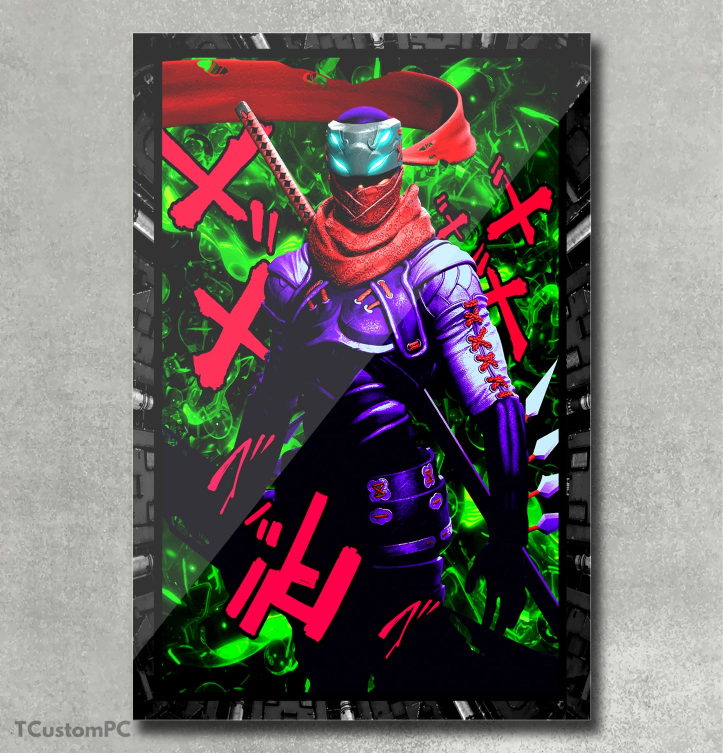 Shinobi neon vector box