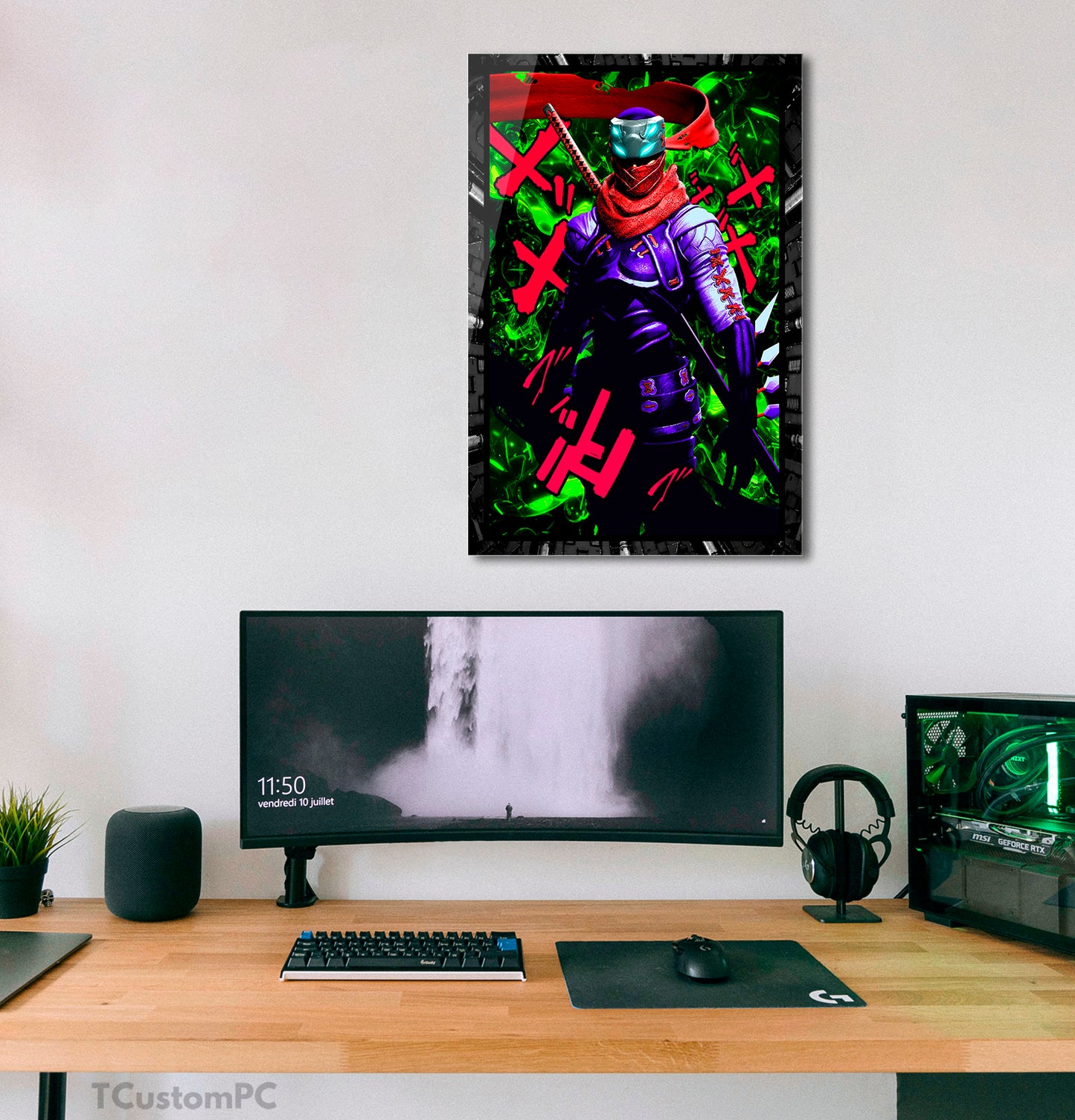Shinobi neon vector box
