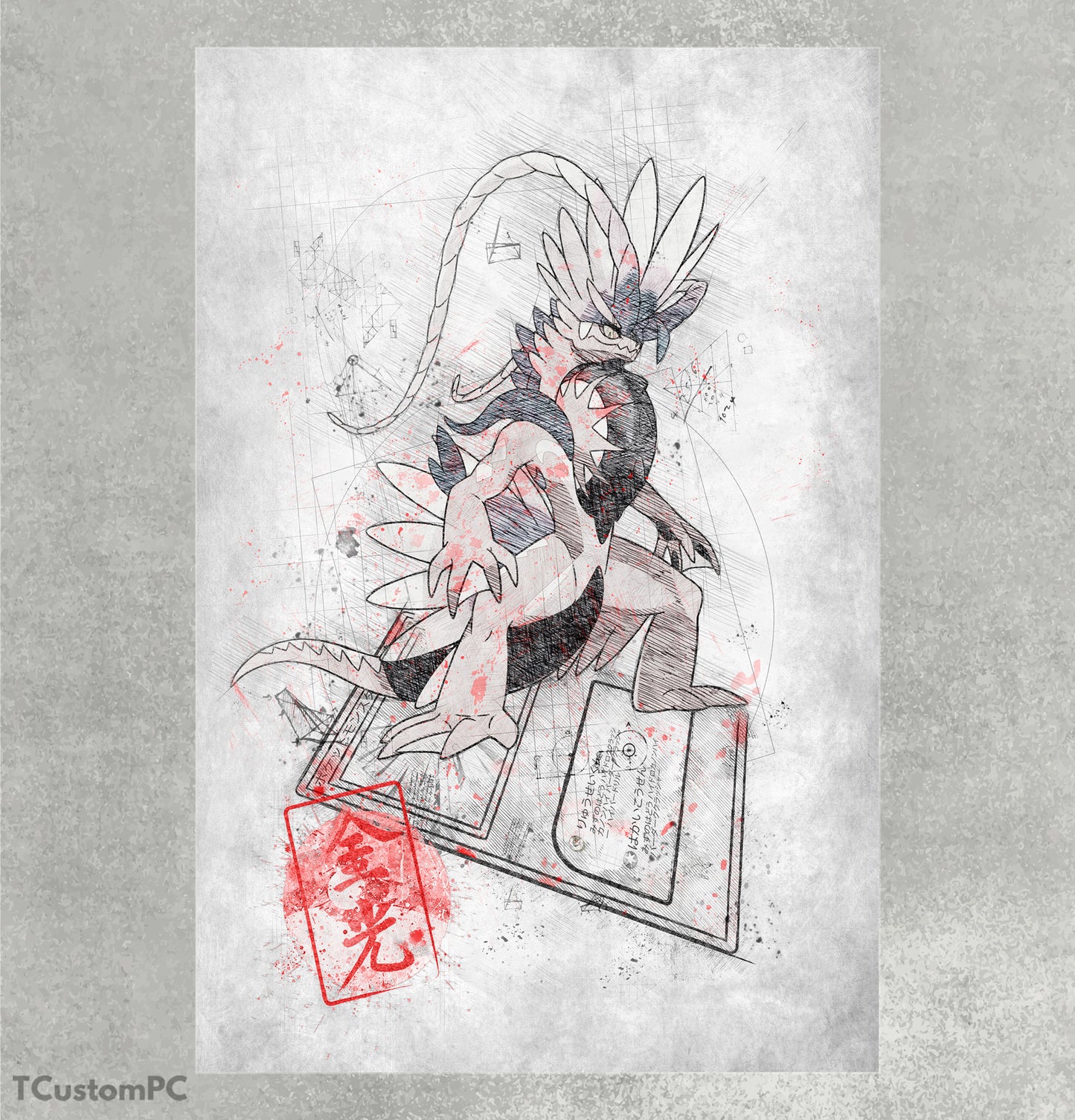 Cuadro Sketch Card 13 Koraidon