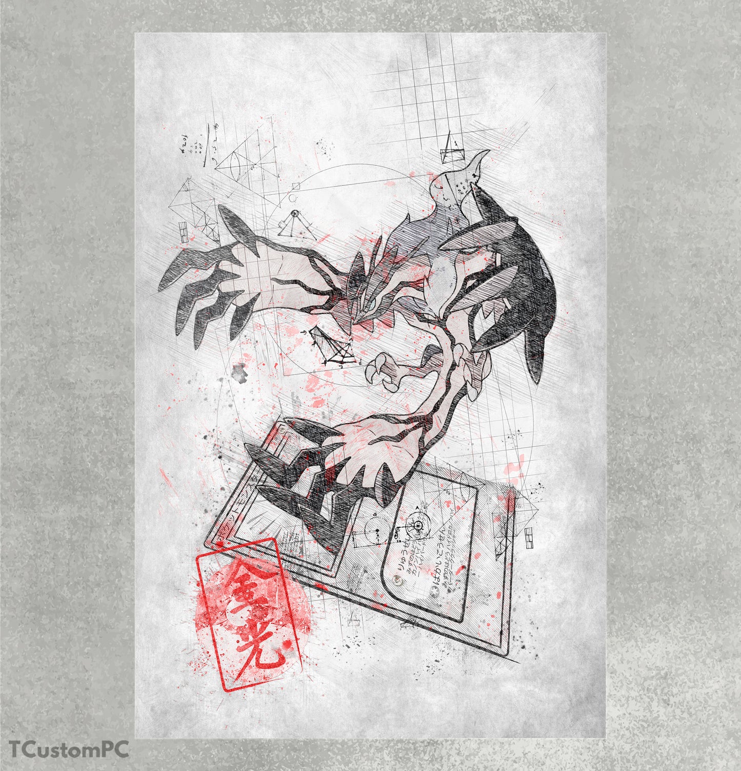 Cuadro Sketch Card 14 Yveltal