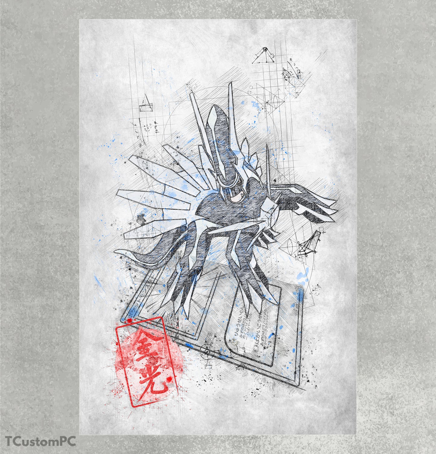 Cuadro Sketch Card 2 Dialga