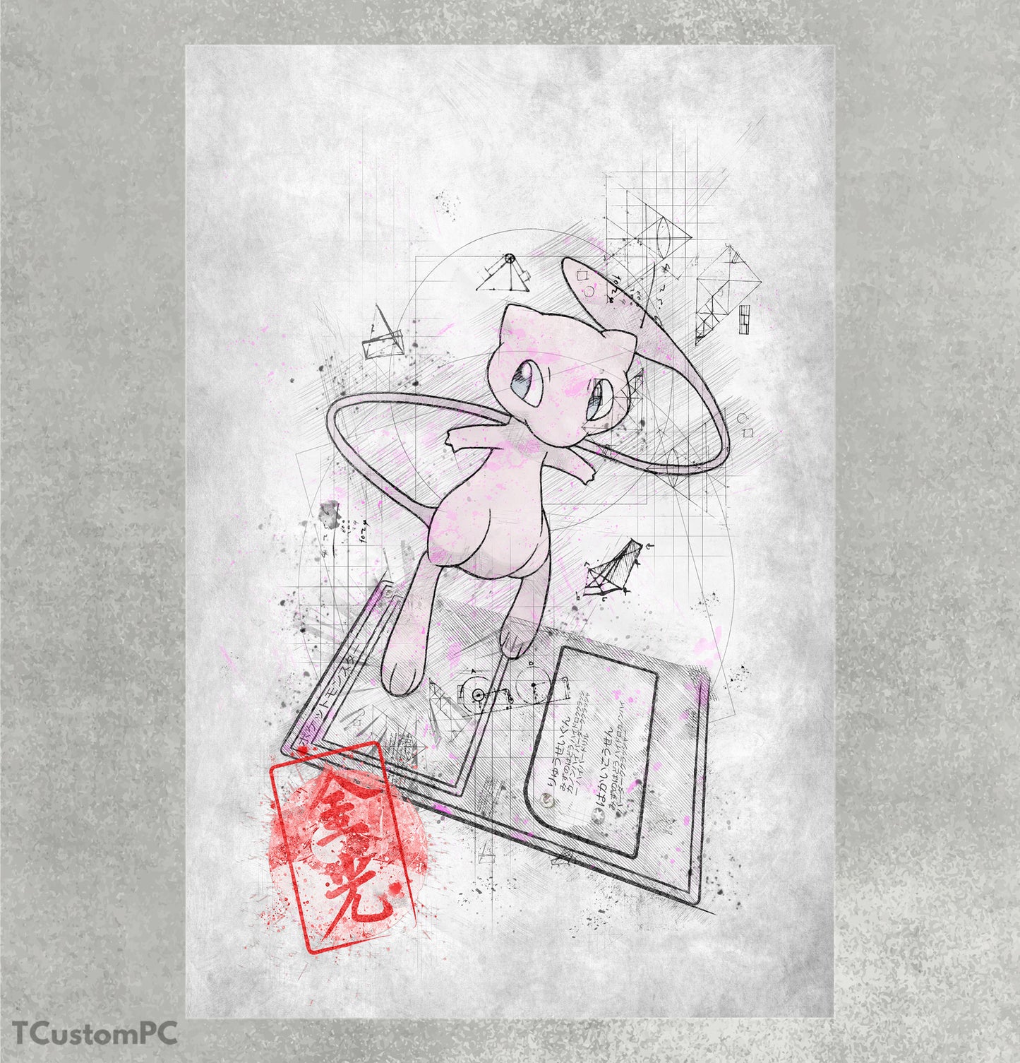 Cuadro Sketch Card 23 Mew