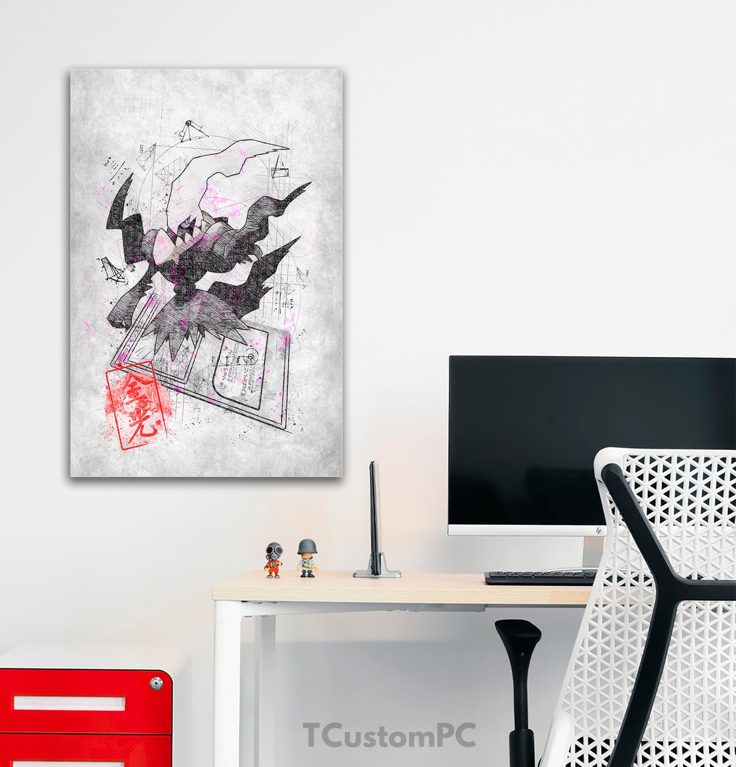 Cuadro Sketch Card 25 Darkrai