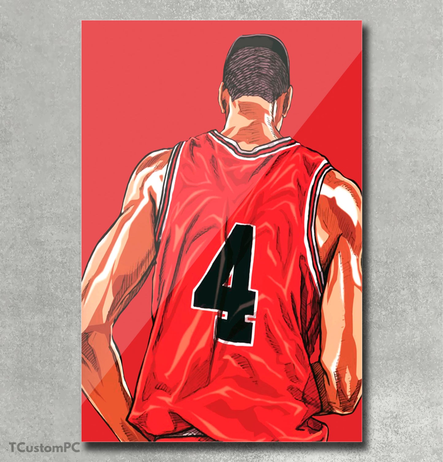 Cuadro Slam Dunk Akagi Takenori vector