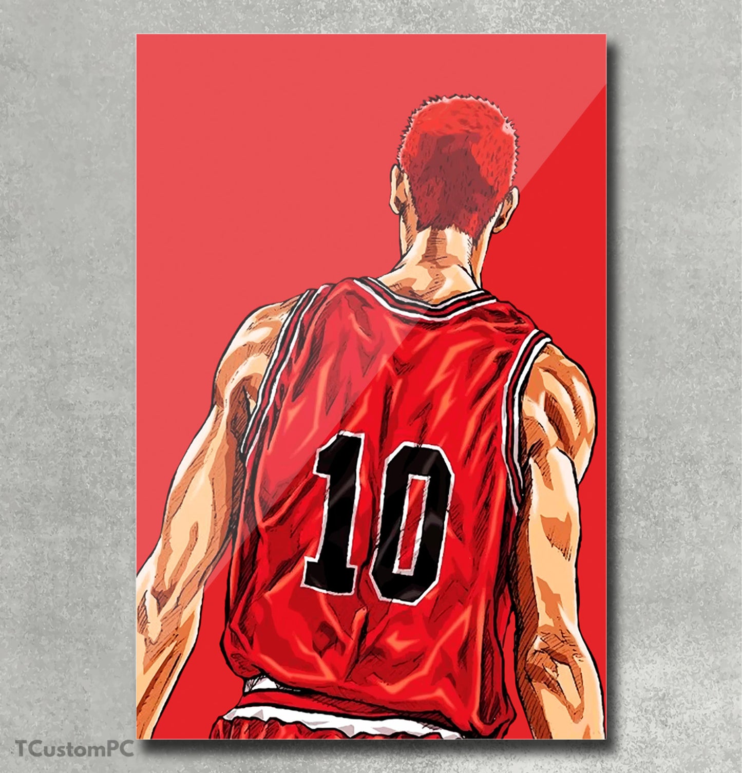 Cuadro Slam Dunk Hanamichi Sakuragi vector