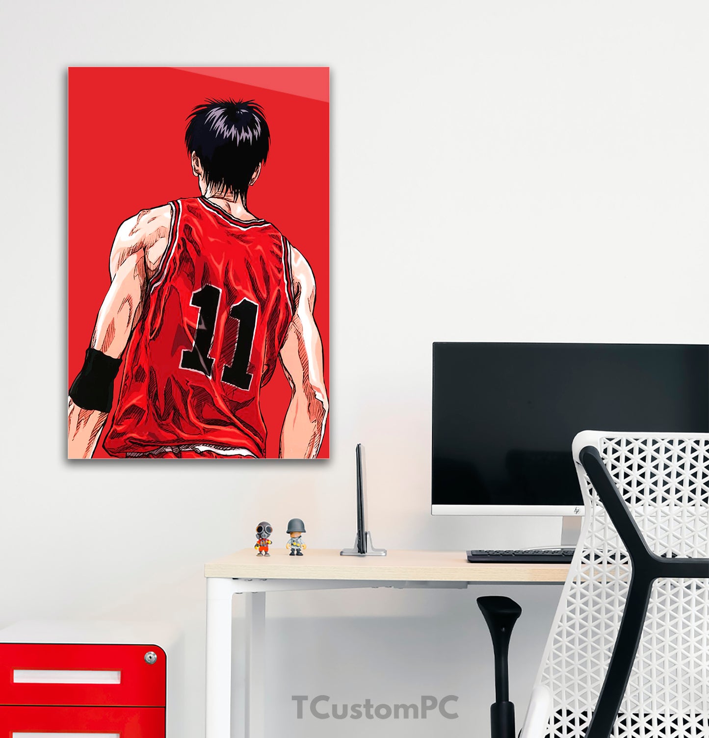 Cuadro Slam Dunk Kaede Rukawa vector